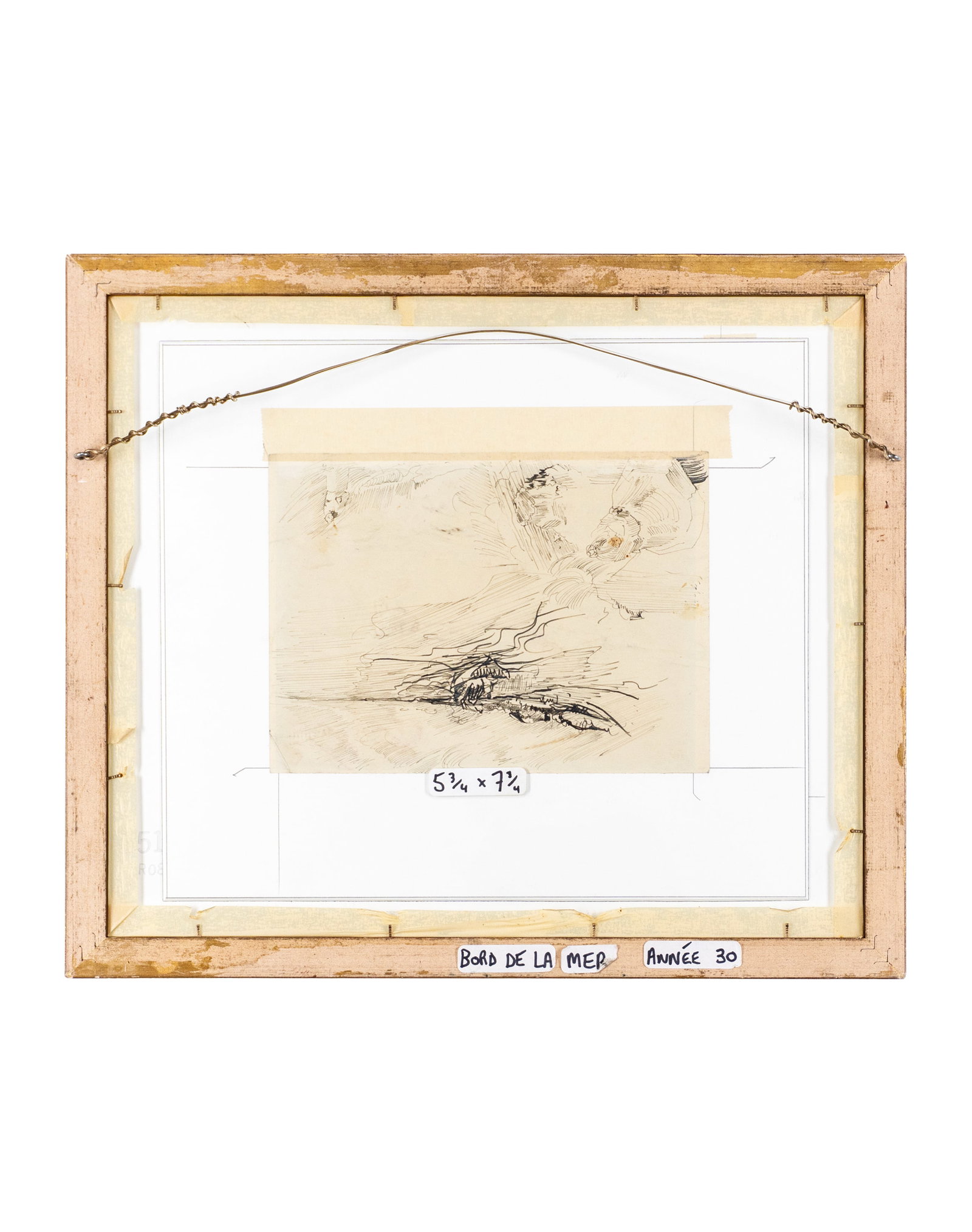 Richard, René - 'Bord de la mer'' - Années 30 - 2