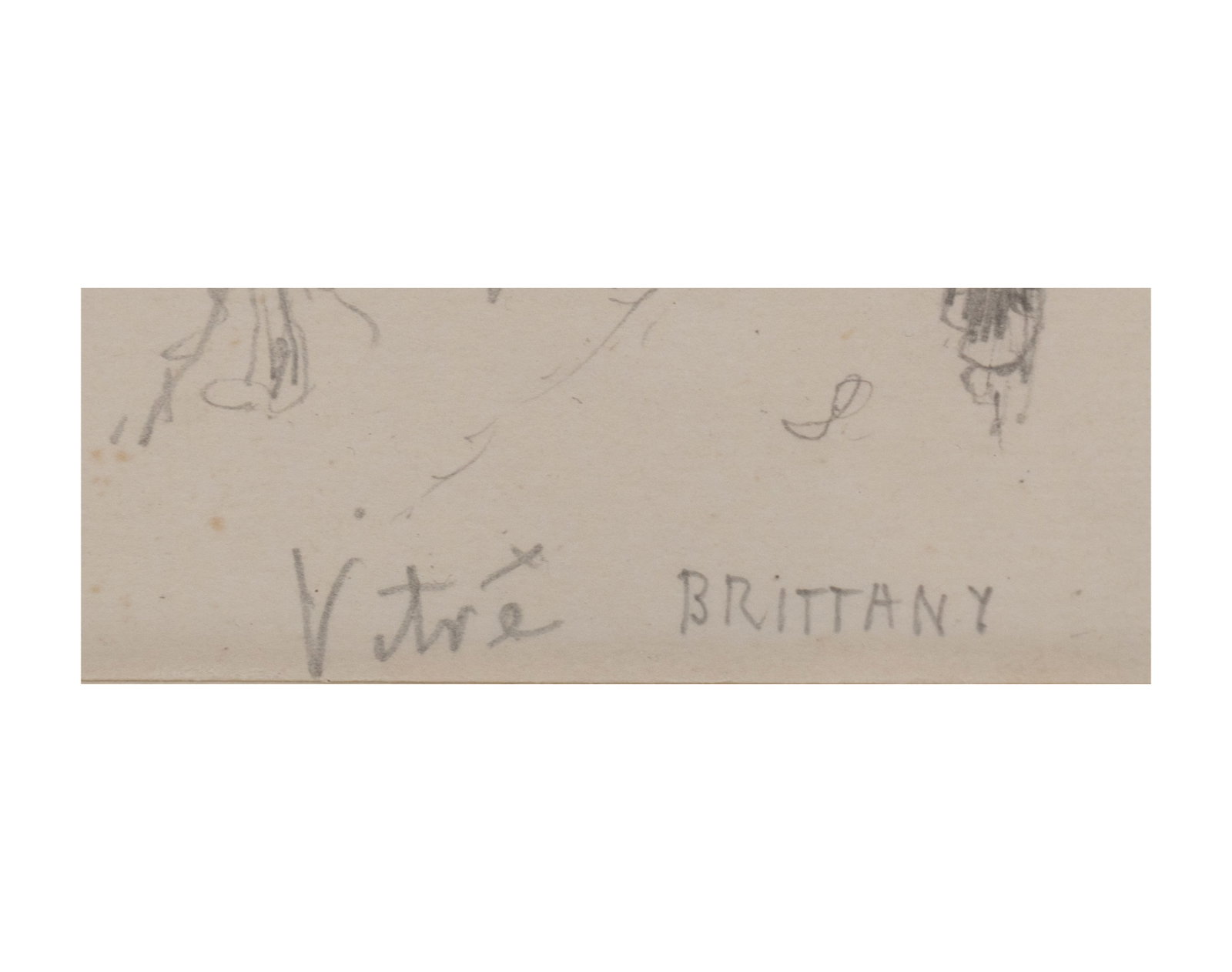 Foster, Myles Birket - "A view of Vitre in Brittany" - 2