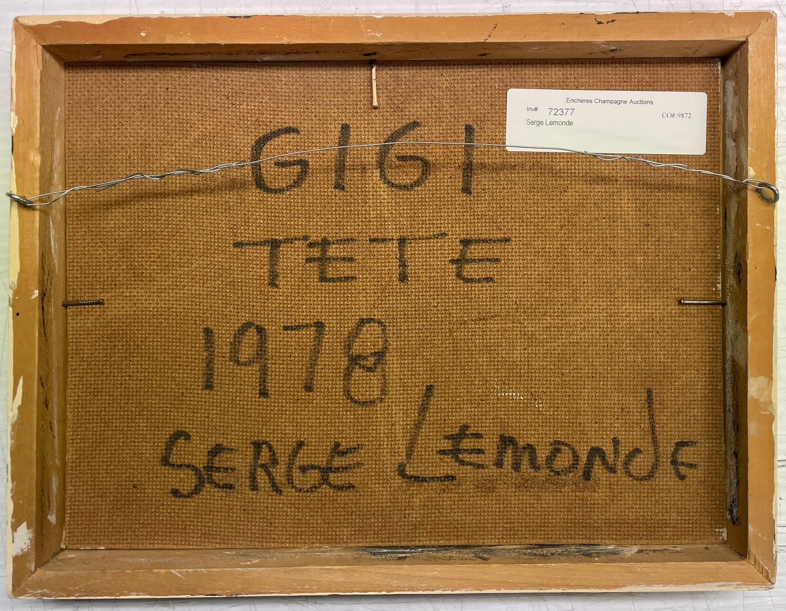 Lemonde, Serge - "Gigi tête" - 1978 - 2