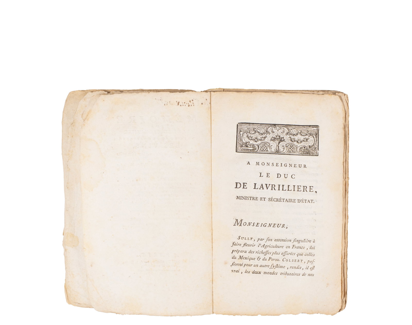 Rozier, Abbé François - Mémoire (...) - 1772 - 2