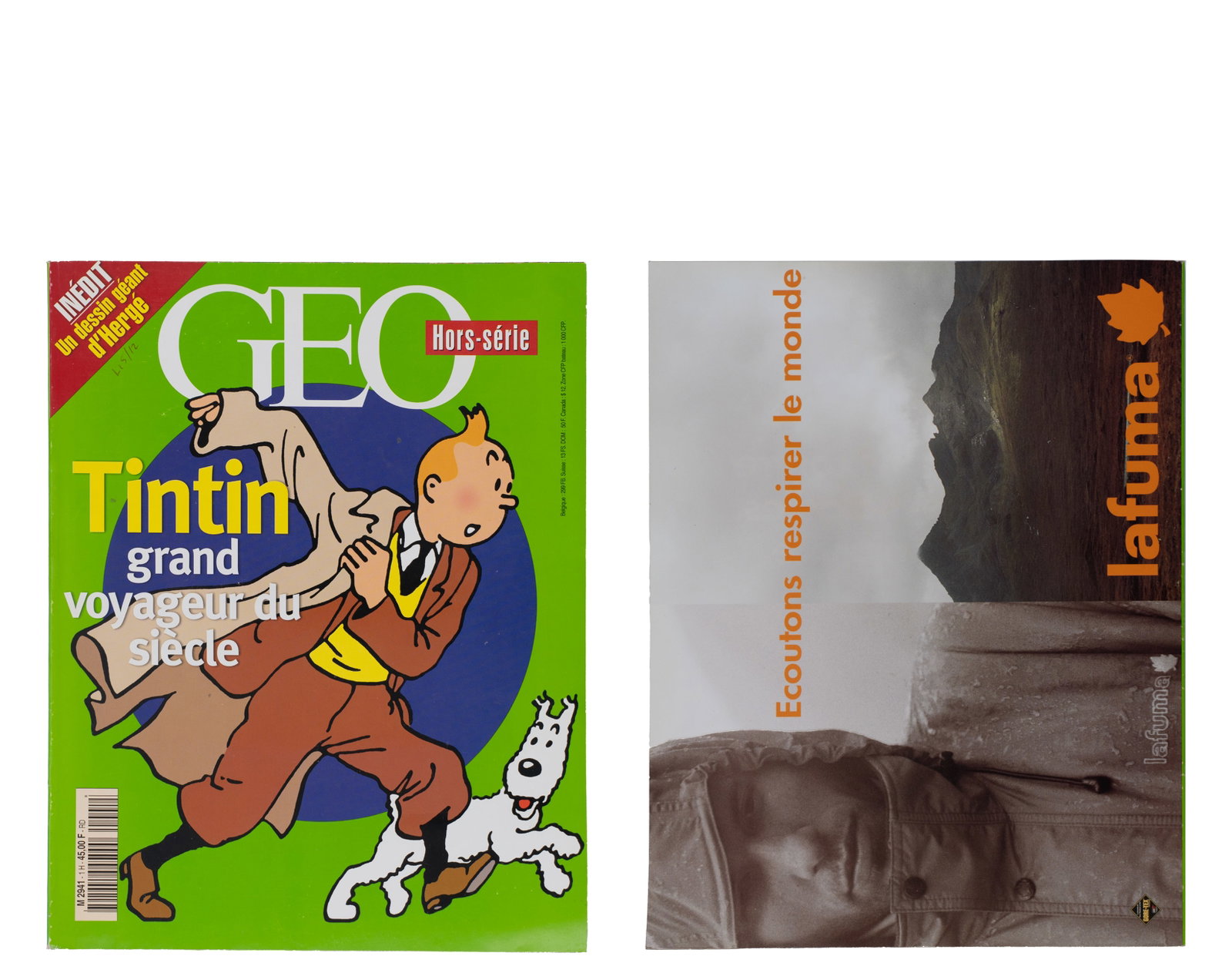 Remi, George, dit Hergé \ Franquin, André et autres - Tintin and Spirou - 1975, 1988, 2000 - 5
