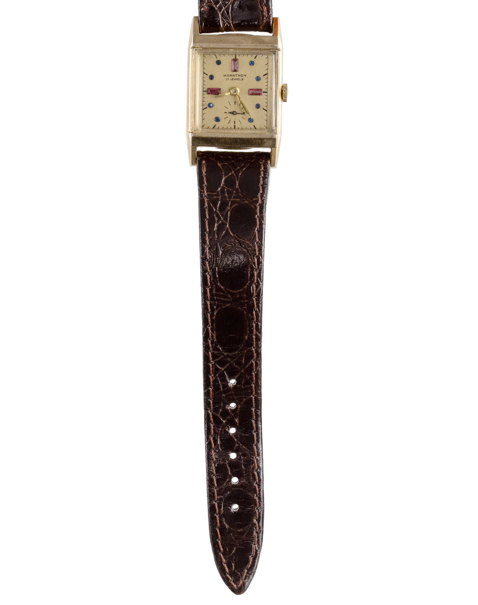 Marathon - Art Deco style manual mechanical watch - 5