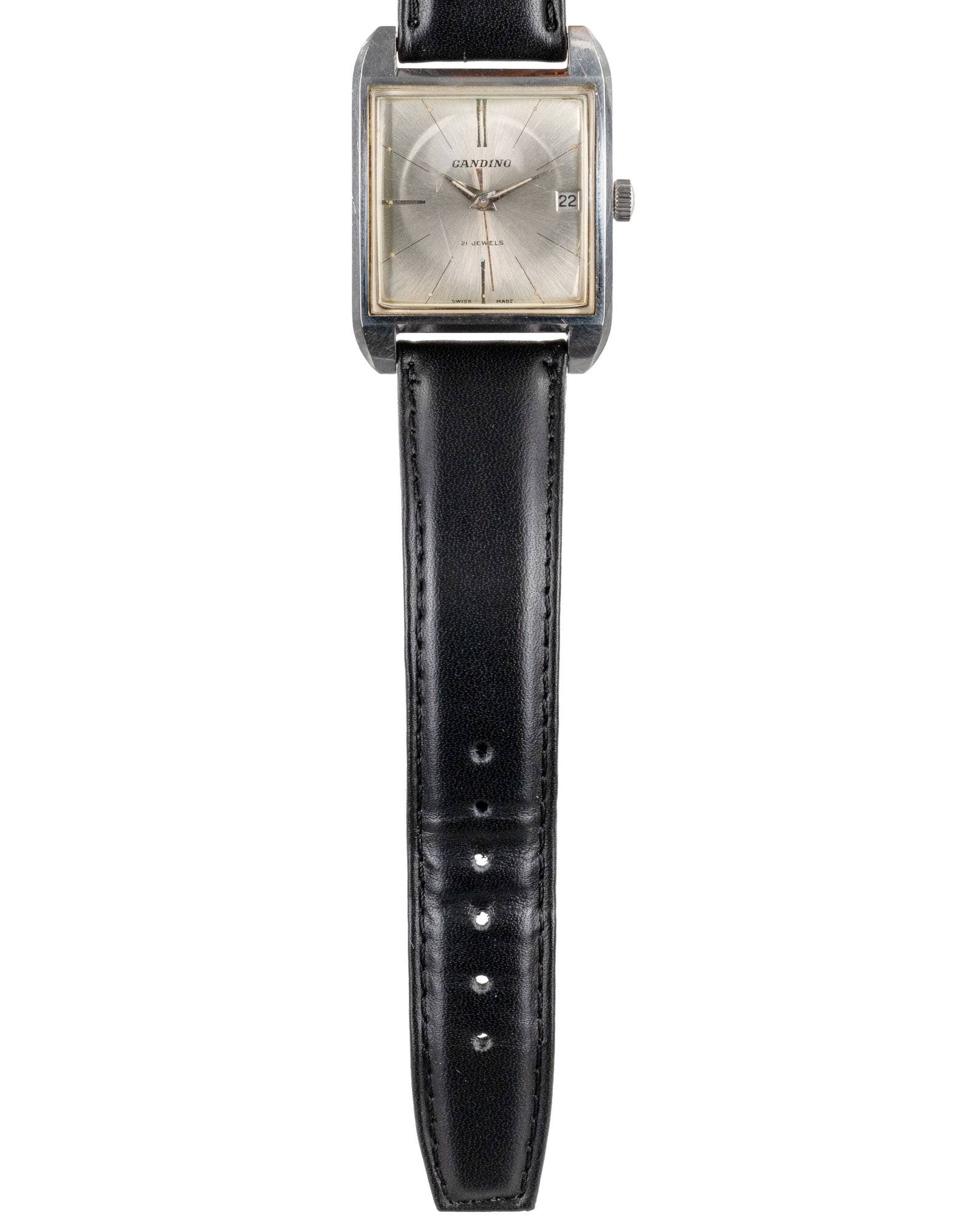 Candino - Square Manual Mechanical Watch - 5