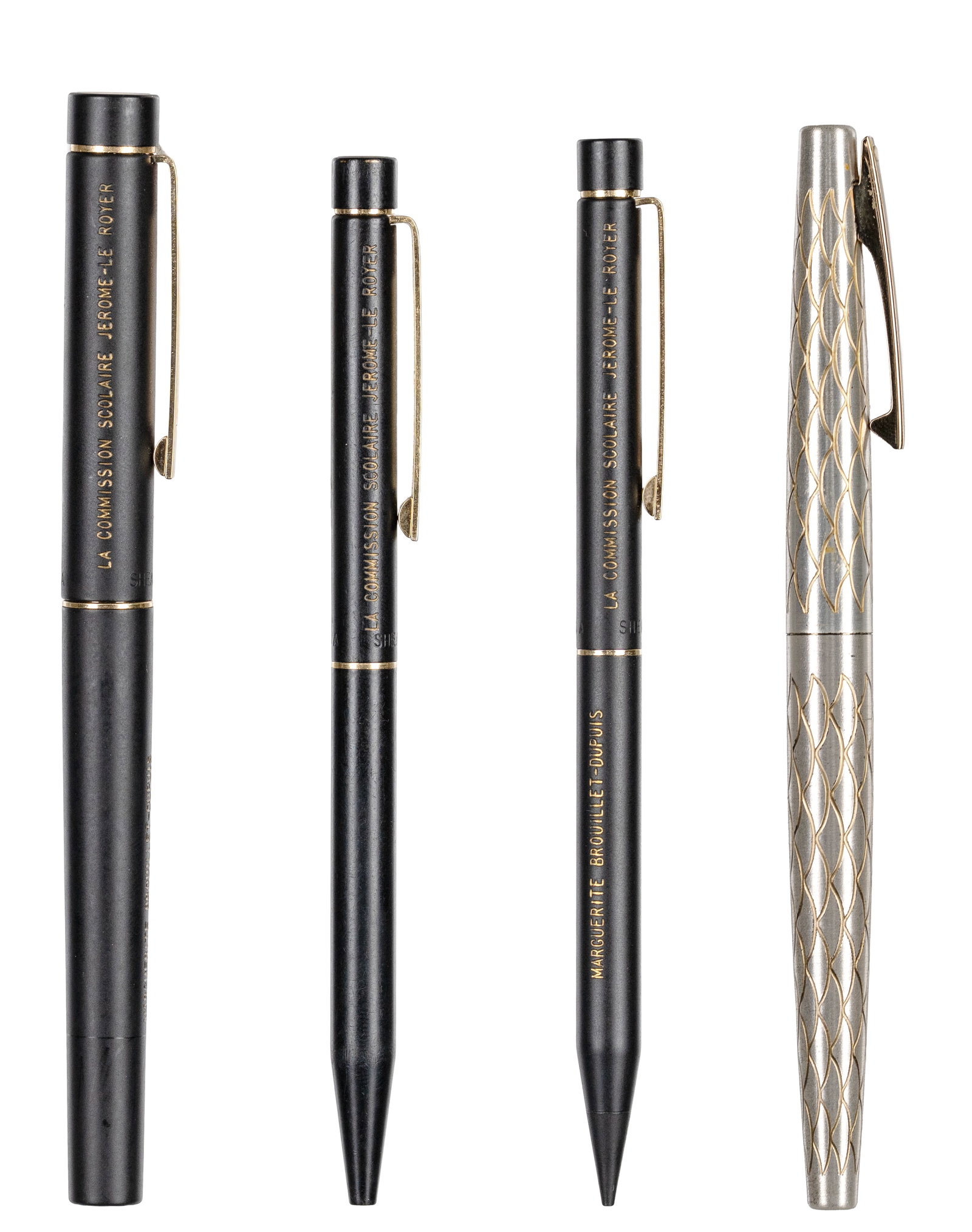 Sheaffer - Fountain pen set with gold tips and pencils (1 of 5)