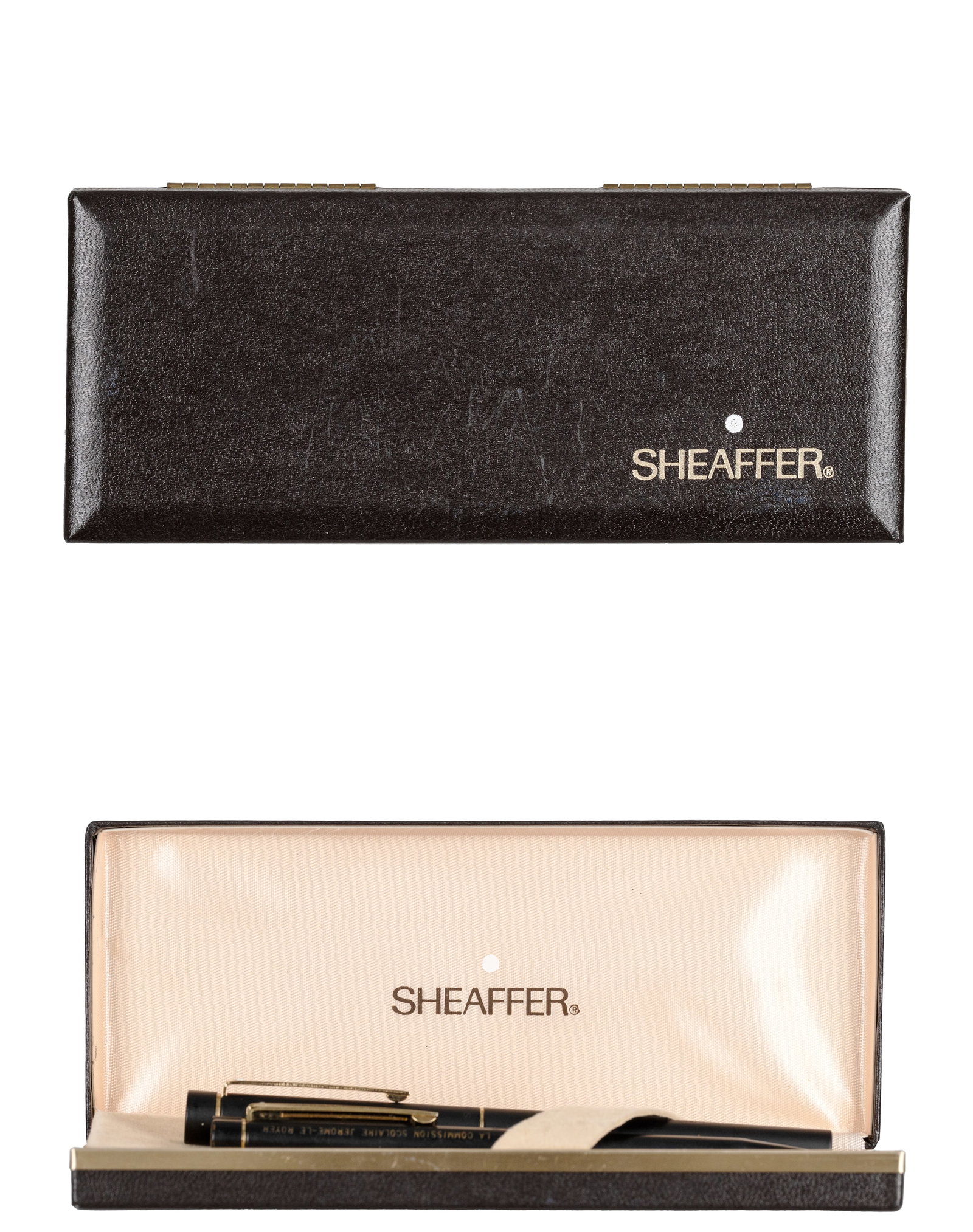 Sheaffer - Fountain pen set with gold tips and pencils - 3
