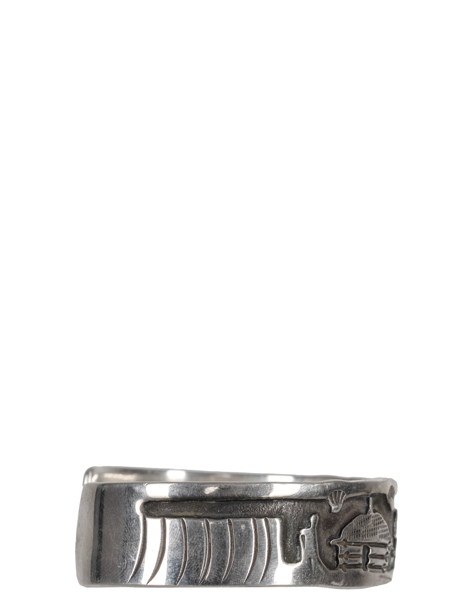 Navajo A. Henry - Sterling Silver Navajo Bracelet - 2