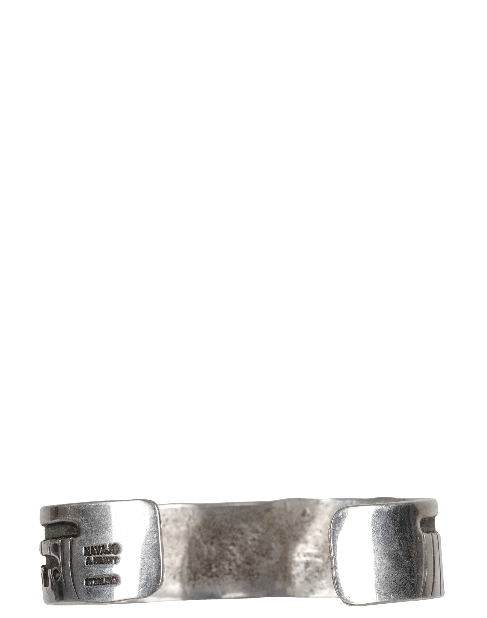 Navajo A. Henry - Sterling Silver Navajo Bracelet - 3