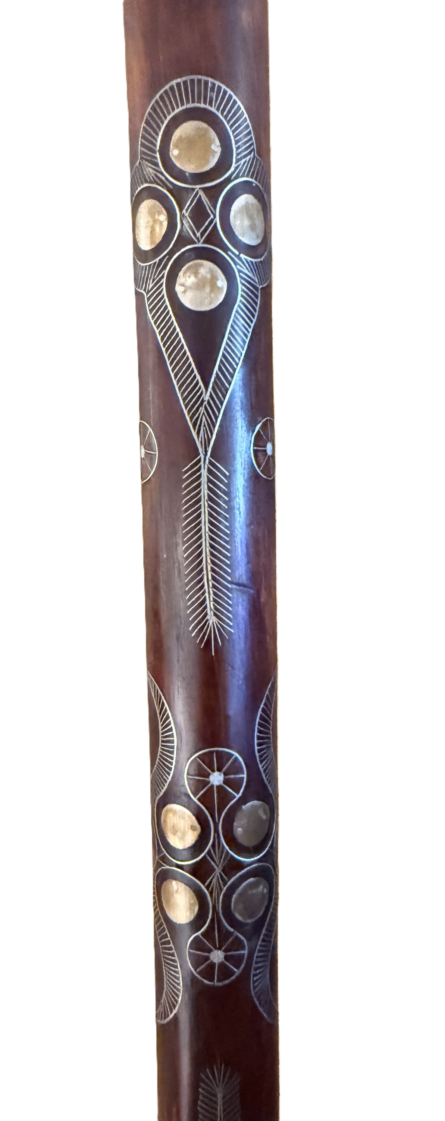 Silver inlaid cane - Mi XXe siècle - 2