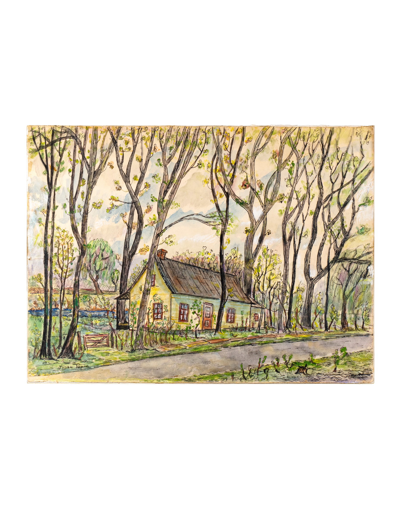Pépin, Julien - Lot of two watercolors - 3
