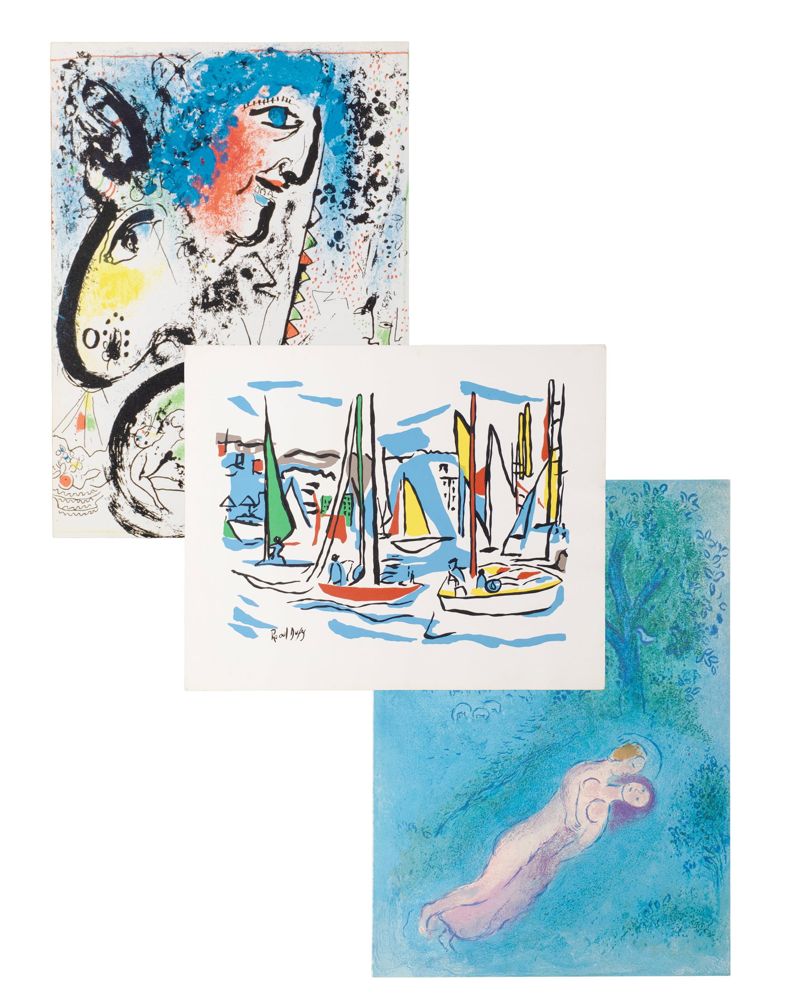 Chagall, Marc et Raoul Dufy - Set of three prints (1 of 5)