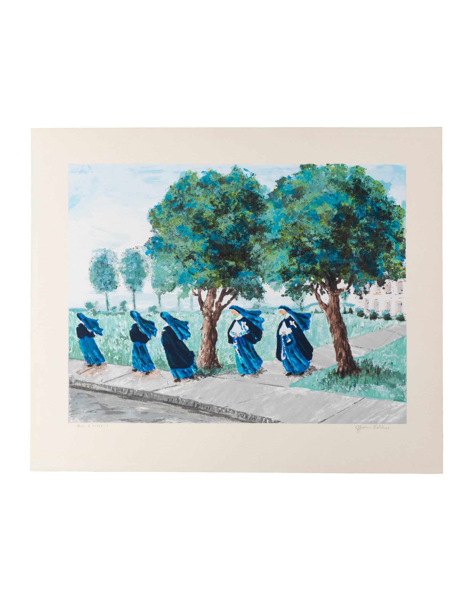 Divers - Set of five: prints and drawing - 7
