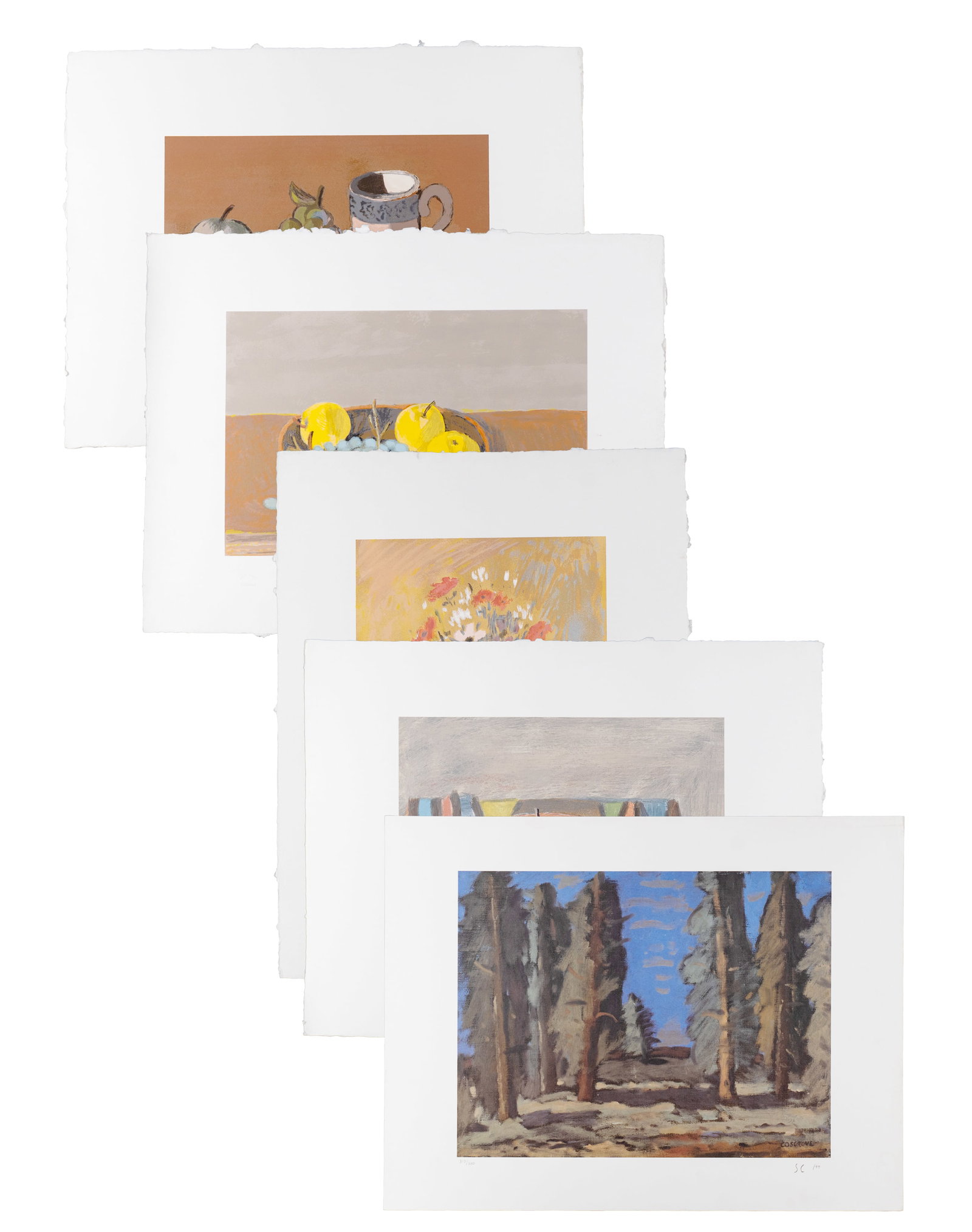 Cosgrove, Stanley Morel - Set of five serigraphs (1 of 7)