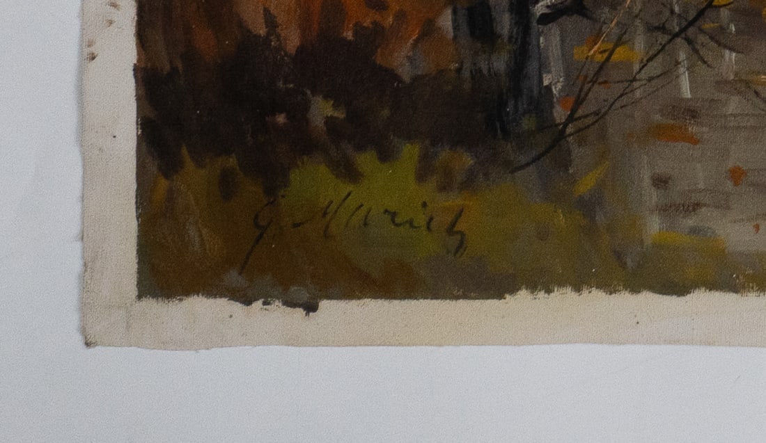 Marich, Gordon Geza - Birch trees by the lake - 2