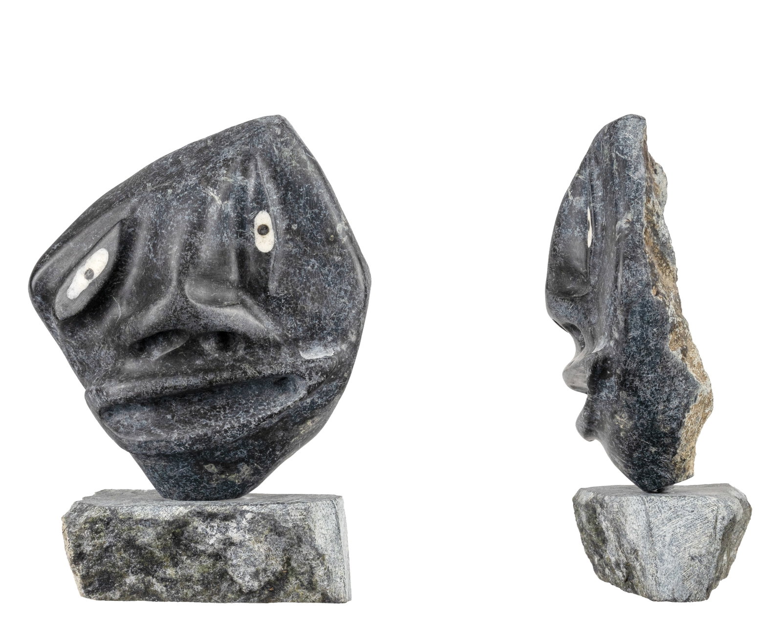 Okpik, Charlie - Lot of two sculptures - 2