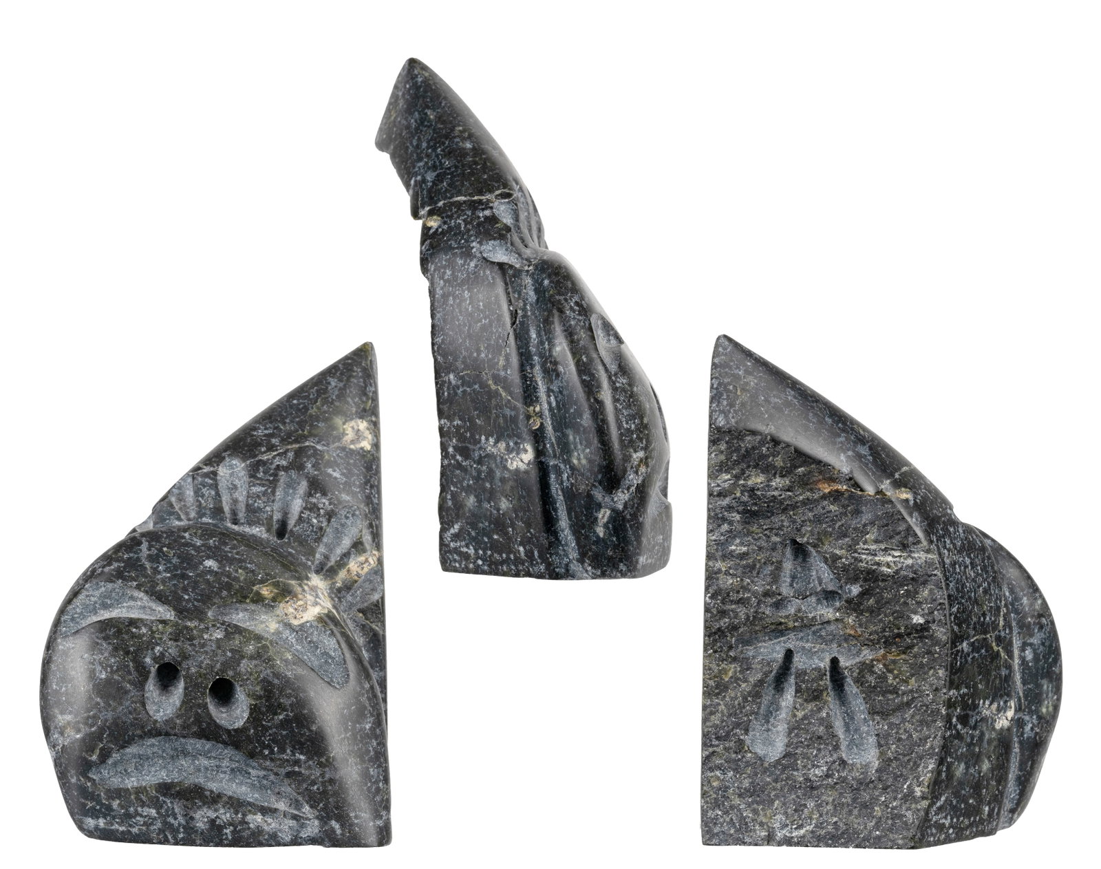 Qayuttinuaq, Albert - Lot of two sculptures - 2