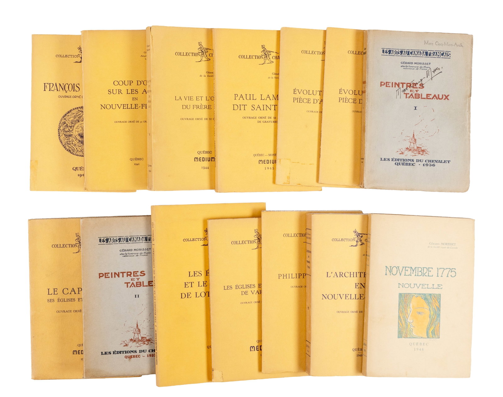 Morisset, Gérard - Set of monographs - 1936-1953 - 2
