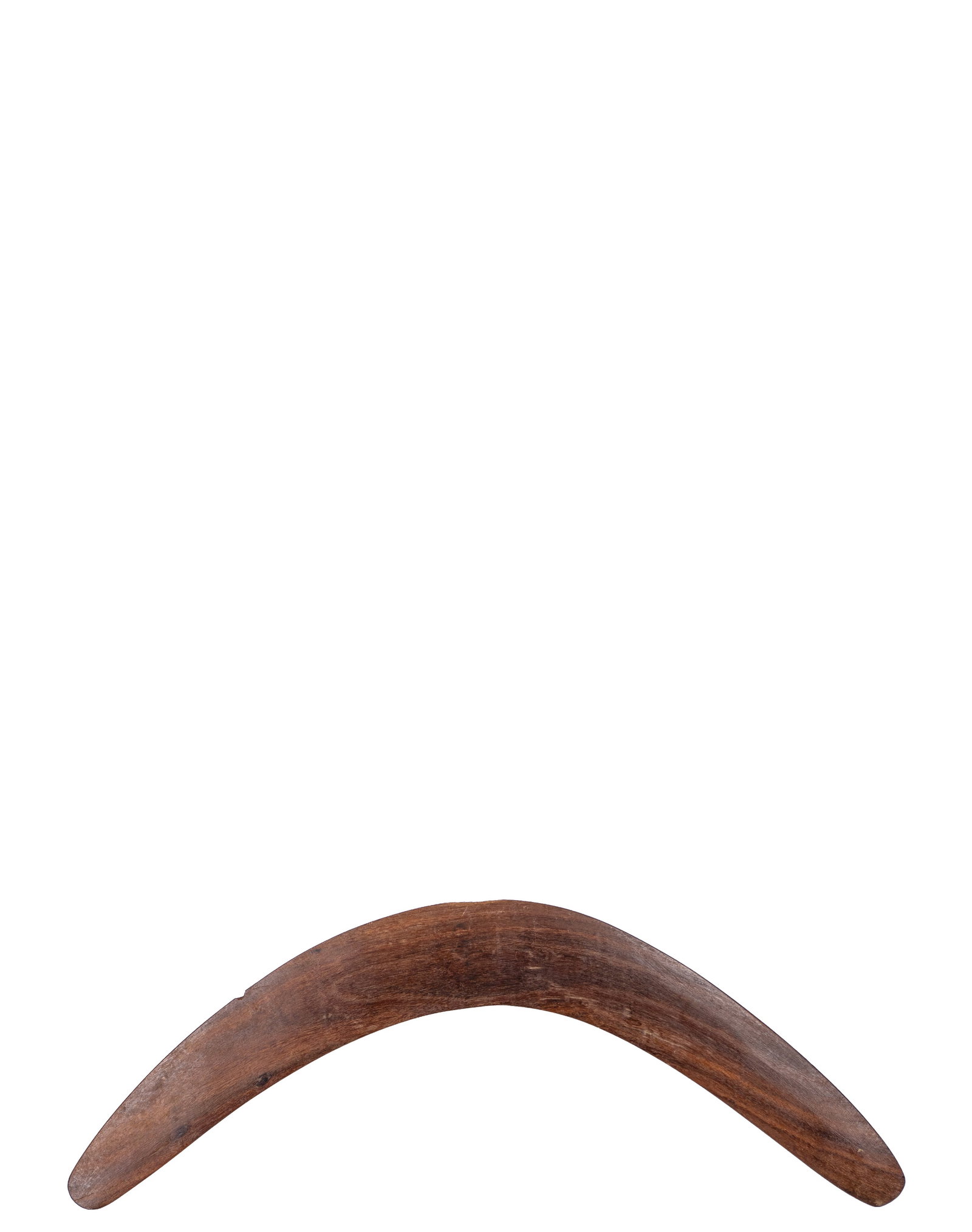 Mid Century Hand Carved Boomerang (1 of 2)