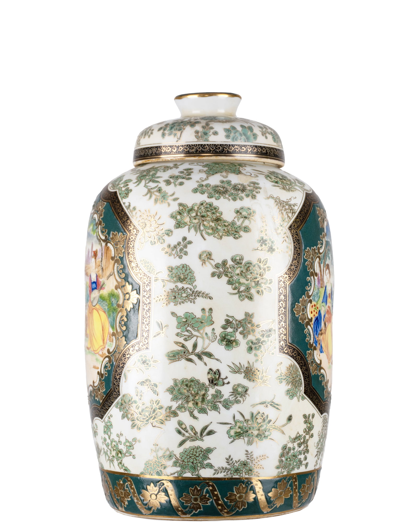 Antique Chinese painted jar - 2