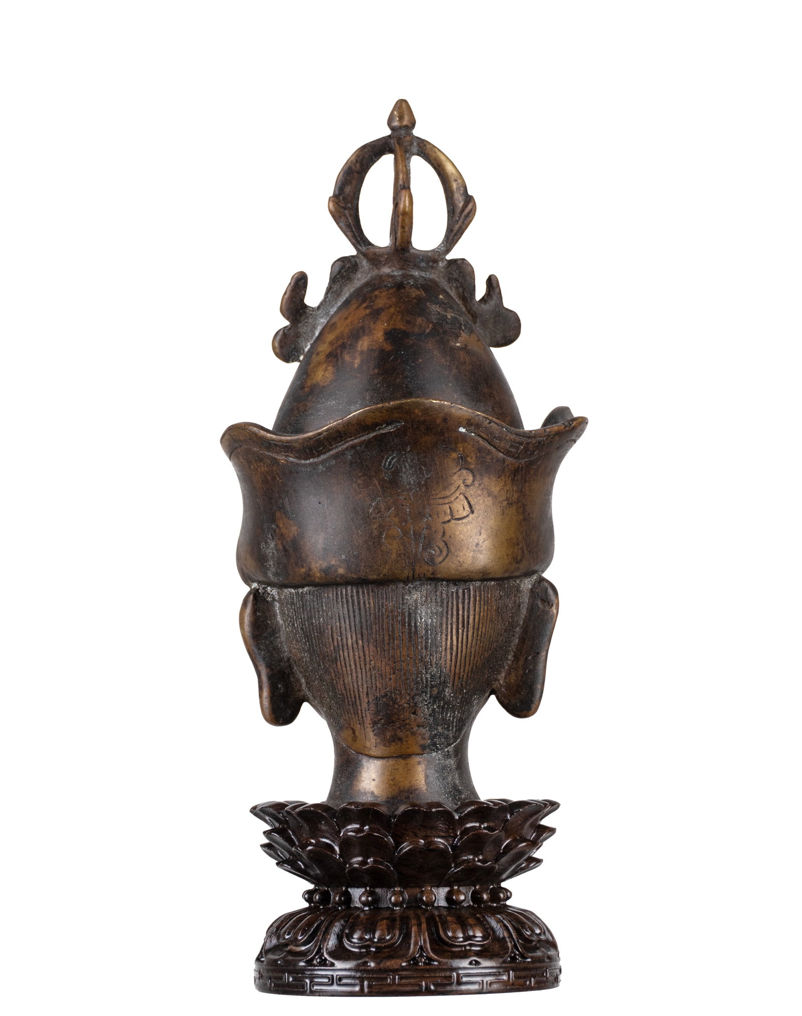 Chine - Antique Chinese gilt bronze Buddha figure - 3