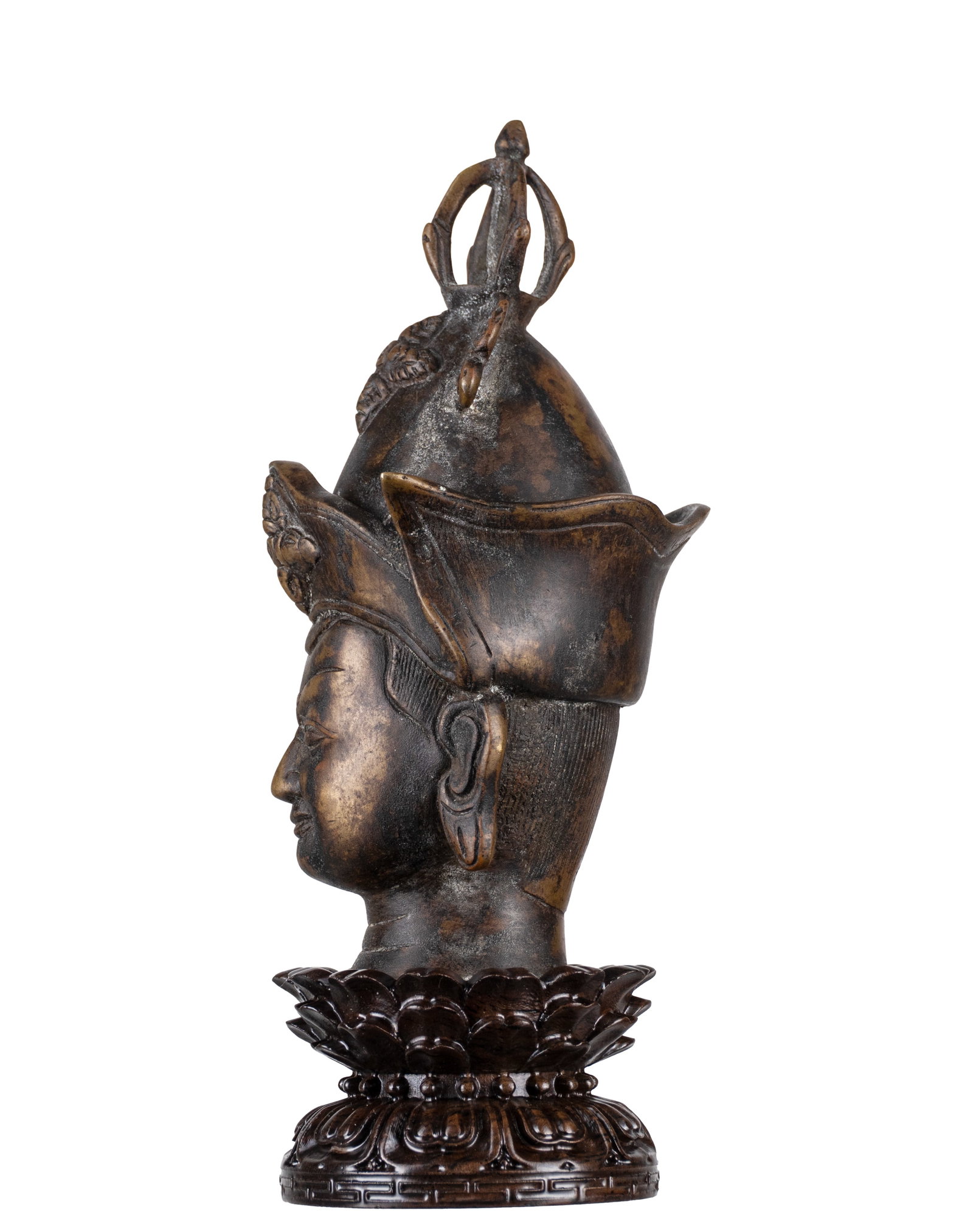 Chine - Antique Chinese gilt bronze Buddha figure - 4