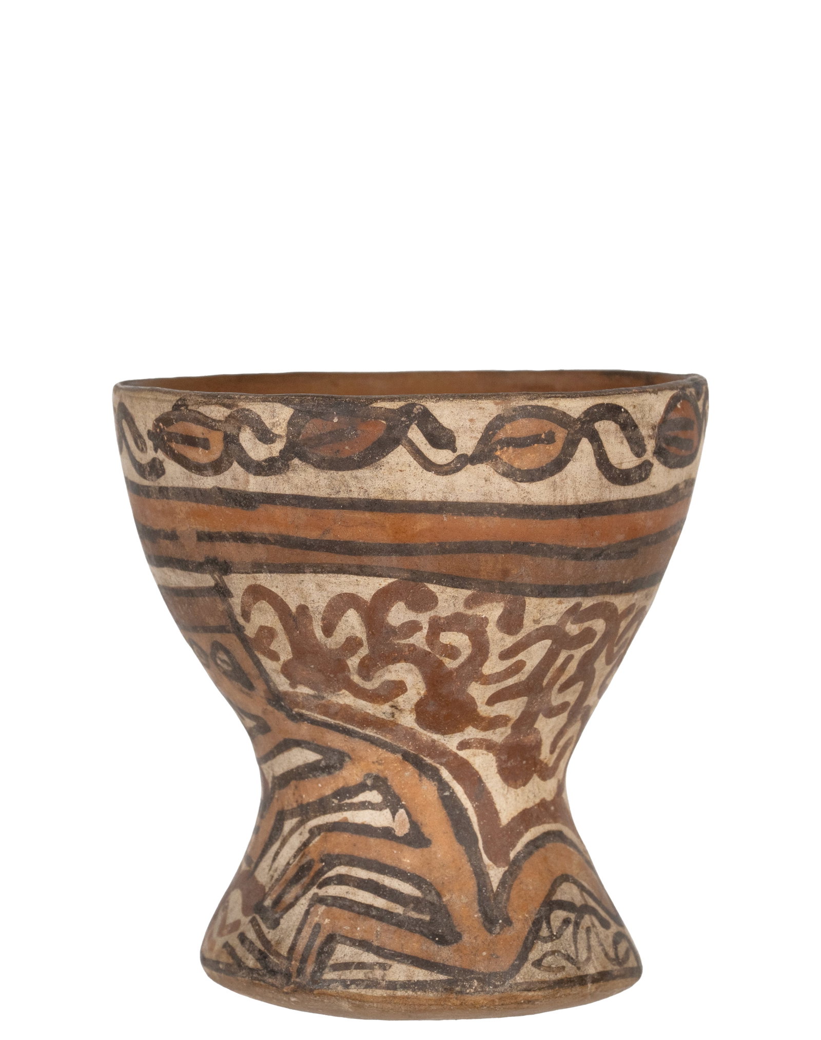 Pre-Columbian peoples of America (Attrib.) - Antique hand-painted vessels - 3