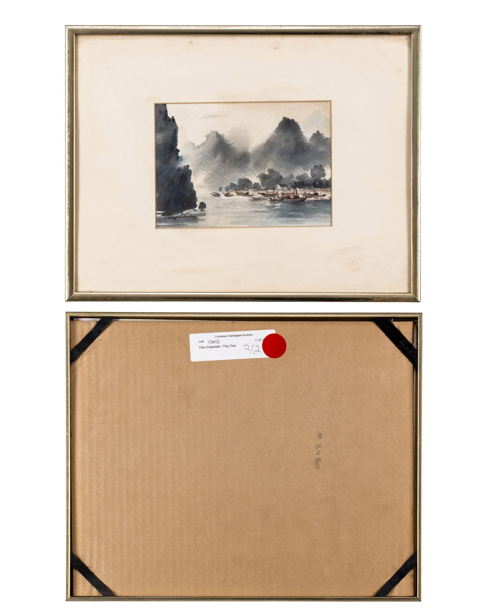 Chim, Ping - Pair of Two Watercolours - 2