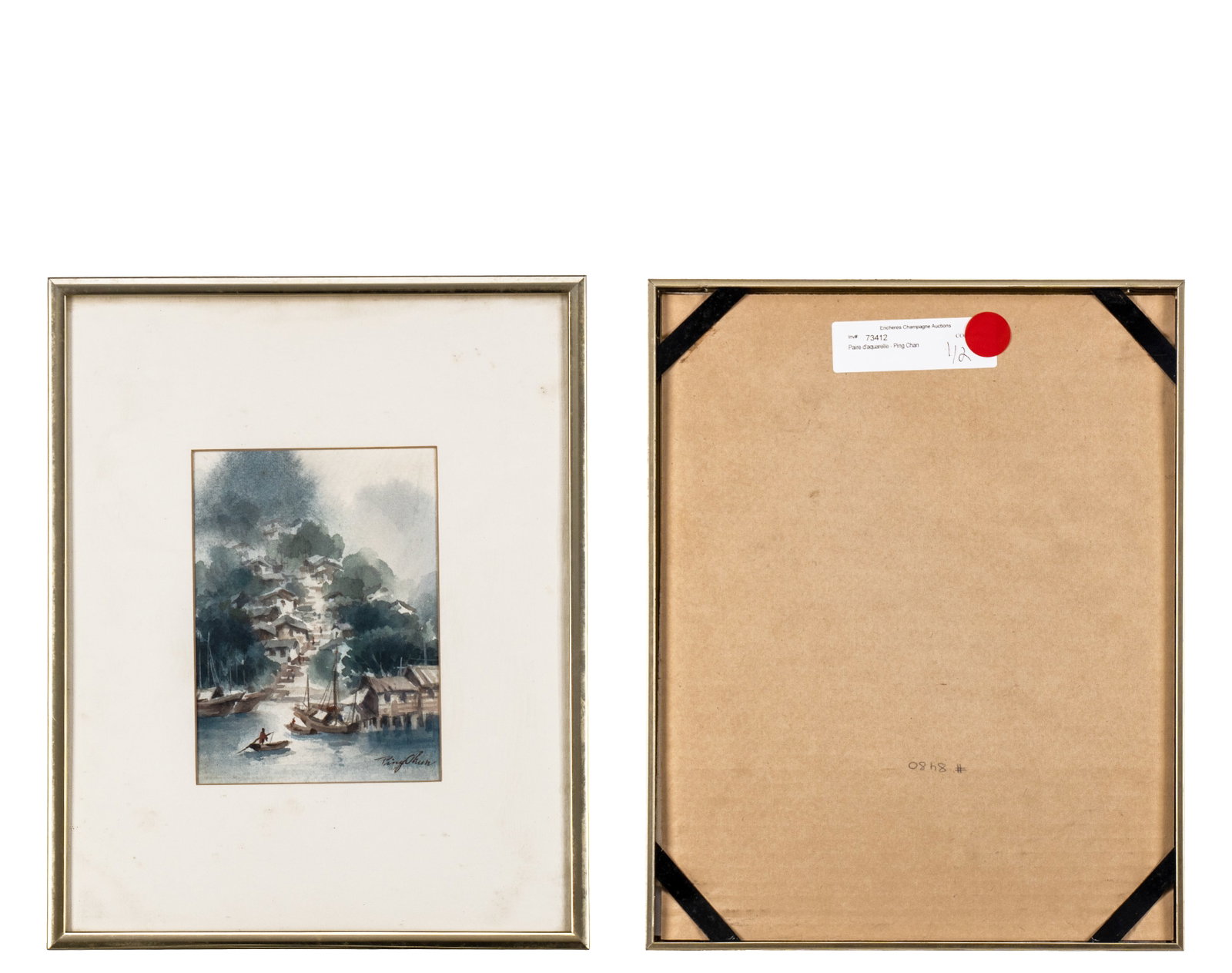 Chim, Ping - Pair of Two Watercolours - 3