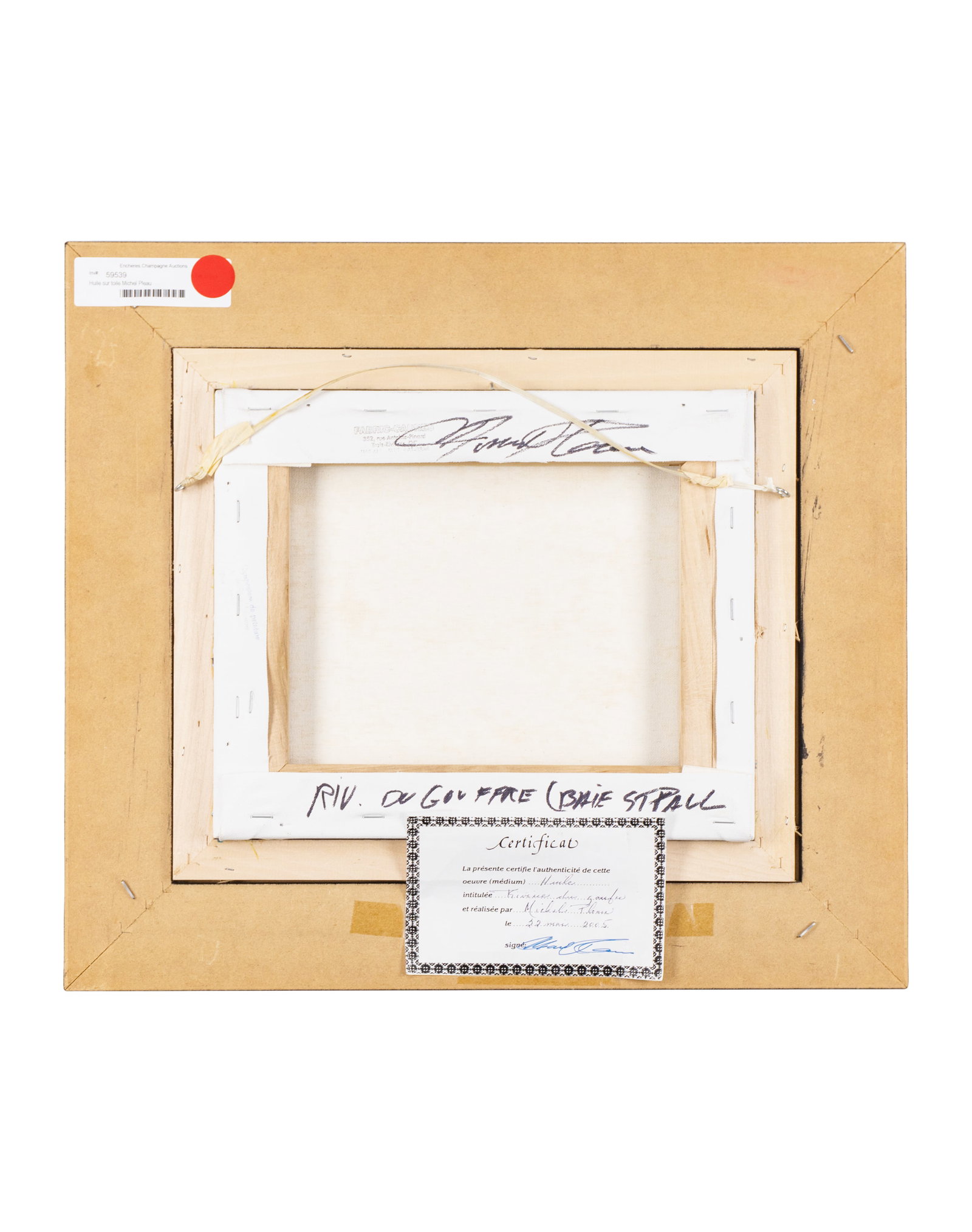 Pleau, Michel - "Rivière du Gouffre (Baie Saint-Paul)" - 2005 - 3