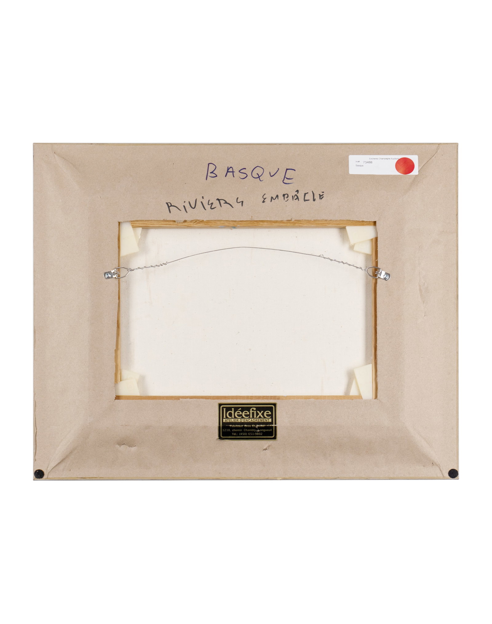 Parent Basque, Léonard - "Rivière embâcle" - 2
