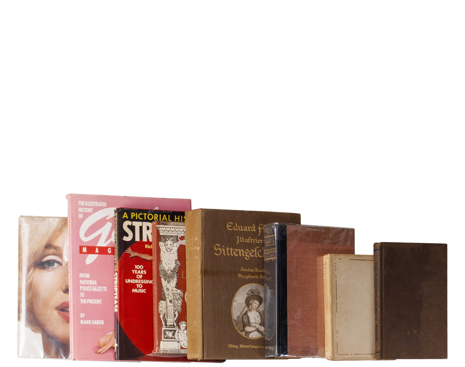 Lot of erotic publications - 1885-1976 - 2