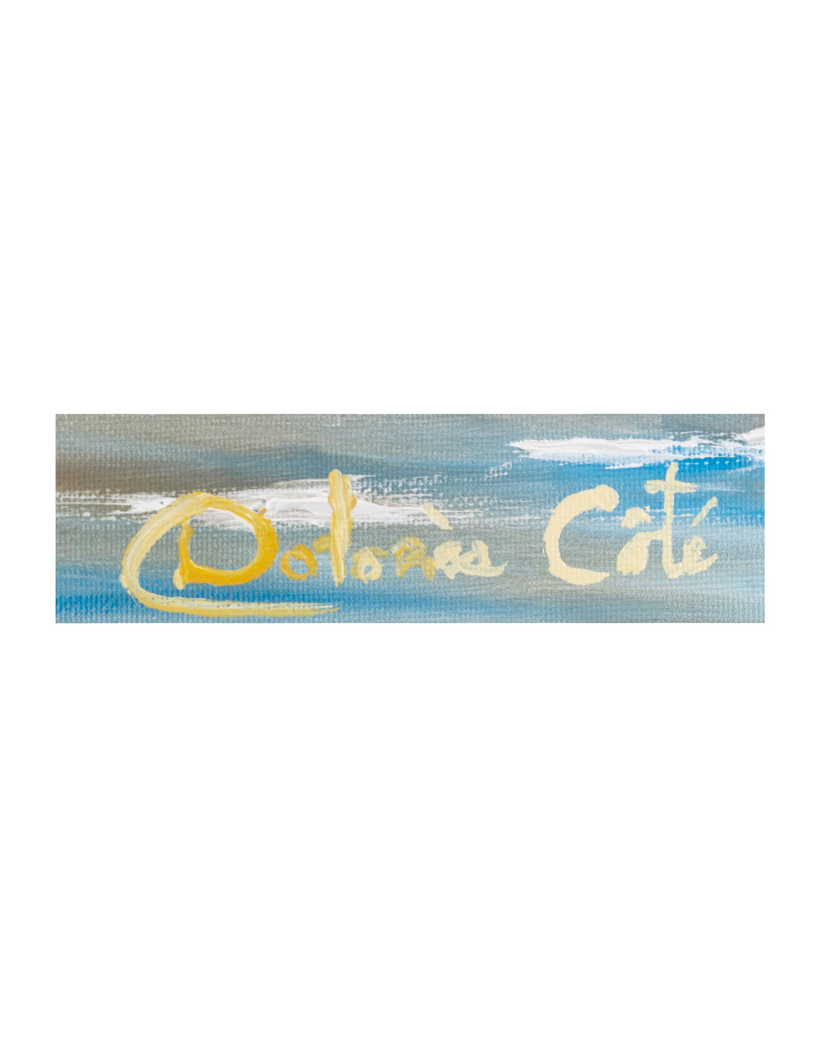 Côté, Dolorès - "Vue sur le lac" - 1990 - 2