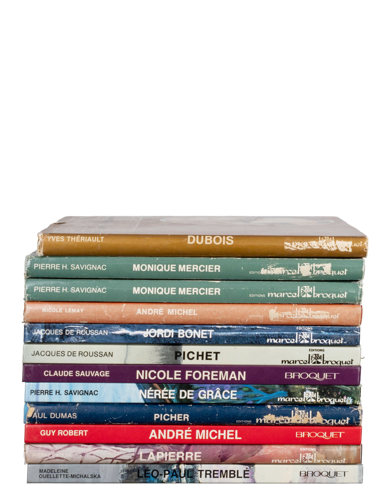 Édition Marcel Broquet - Books from the Signatures collection: Édition Marcel Broquet Livres de la collection Signatures Douze livres sur l'art québécois provenant de la collection Signatures de la maison d'édition Marcel Broquet, La Prairie: