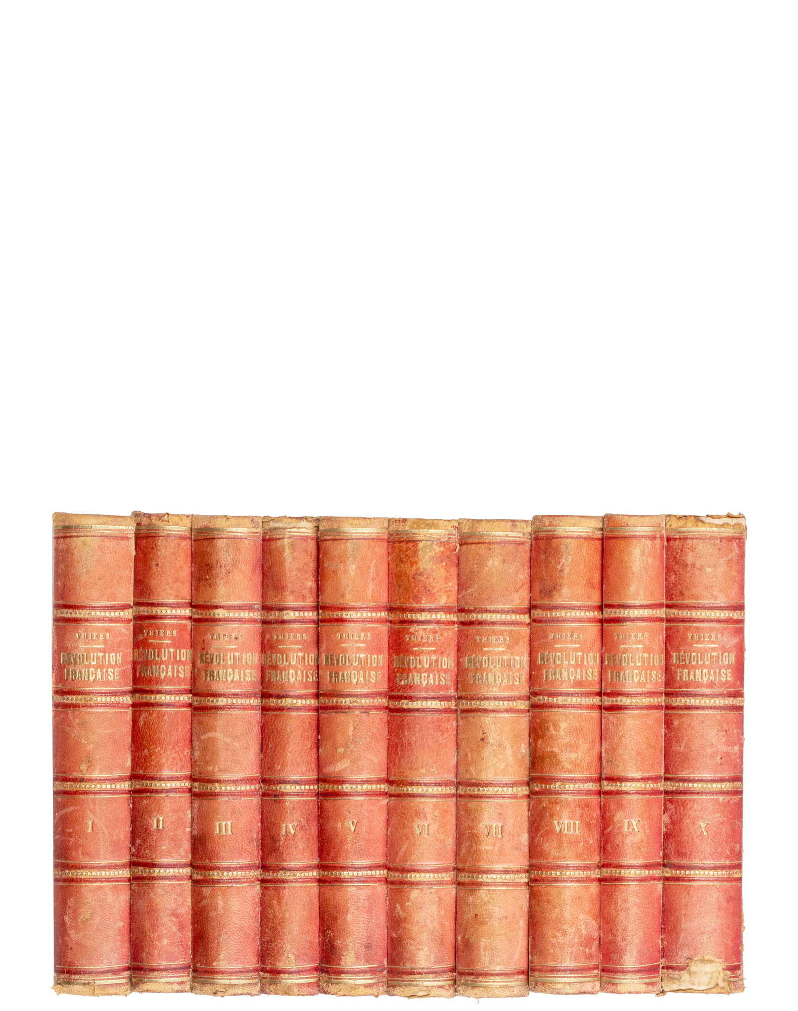 Thiers, Adolphe - Histoire de la Révolution française - 1834: Thiers, Adolphe (1797-1877) France Histoire de la Révolution française (1834) Thiers, Adolphe, Histoire de la Révolution française, Éditeur Chez Lecointe, Paris, 1834, 10