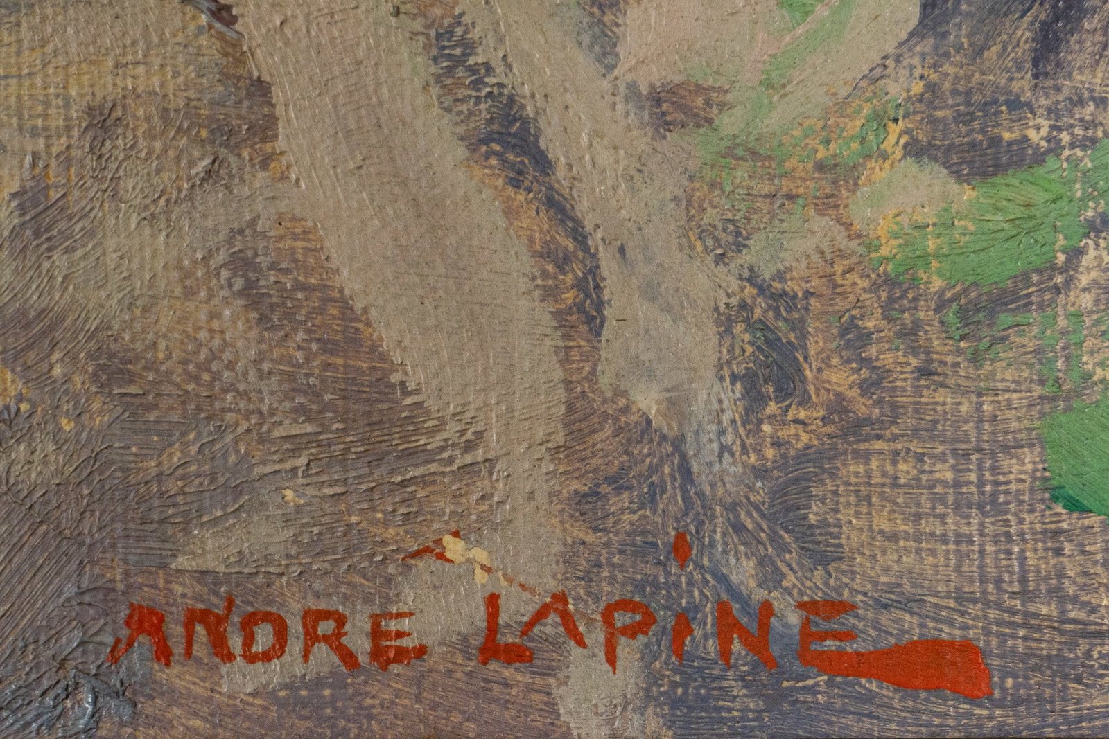 Lapine, Andre - "The Road to the Church" - 2