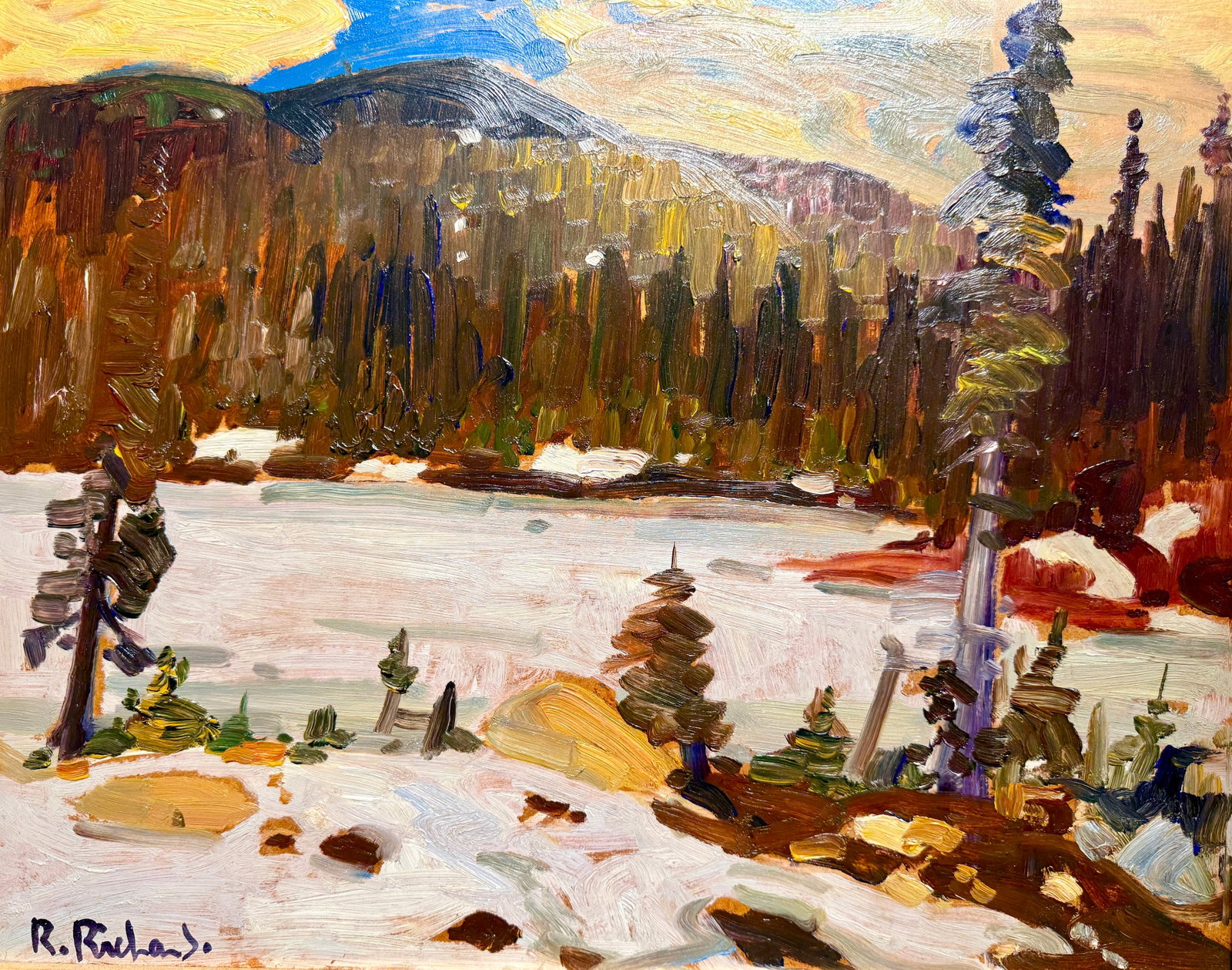 Richard, René - Winter, Baie-St-Paul - 1965 (1 of 8)
