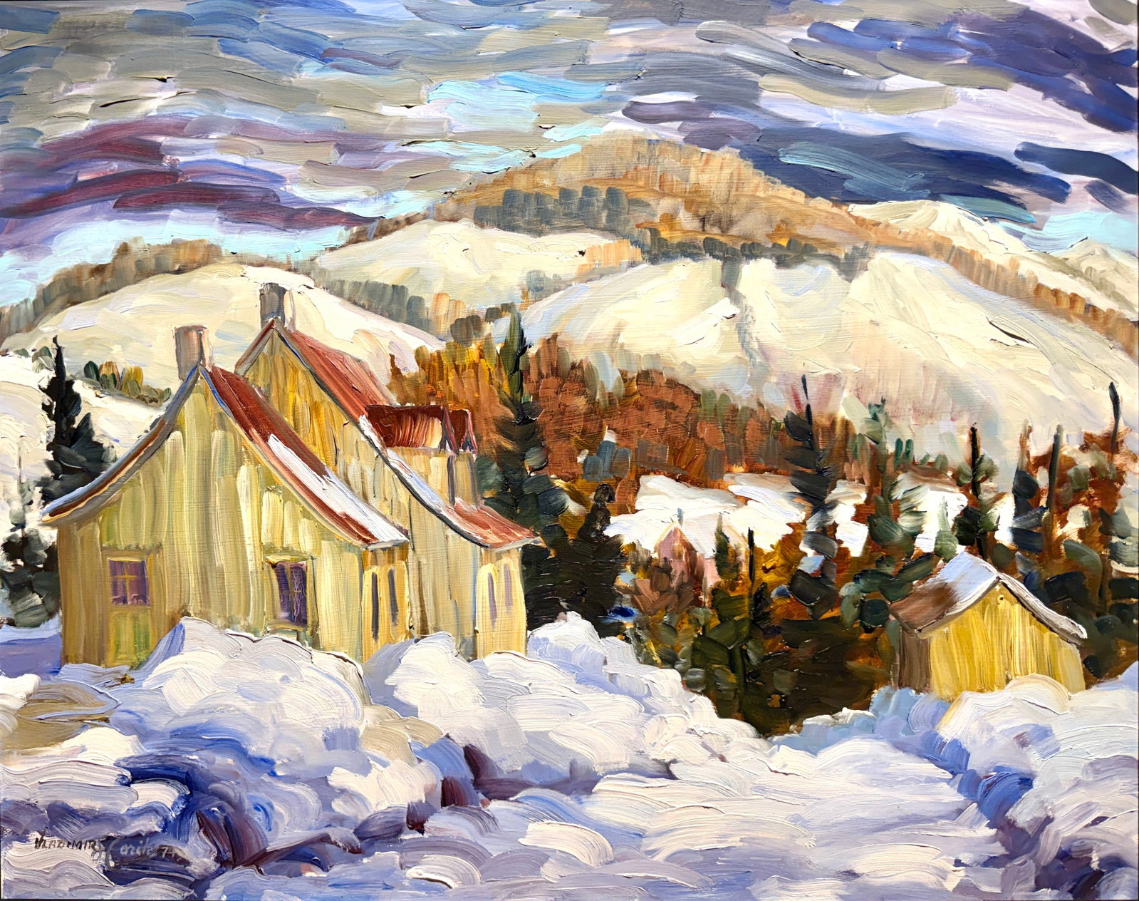 Horik, Vladimir - Entrée à St-Aimé-des-lacs en Charlevoix - 1974 (1 of 8)