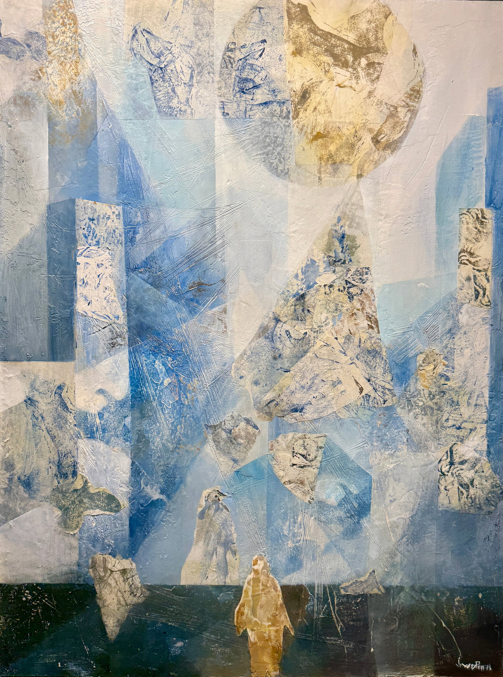 Perron, Jimmy - Avatar - 2018: Perron, Jimmy (1971-) Avatar (2018) Description (FR): Technique mixte sur isorel signée en bas à droite Description (EN): Mixed media on isorel signed lower right Dimension (PO): 101.6 x 76.2 cm