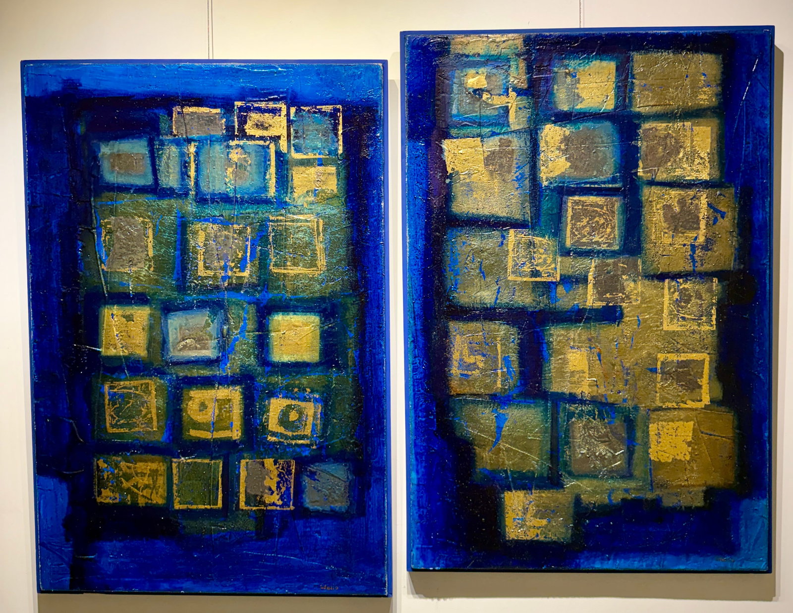 Solé, Stelio - Diptyque -Mur avec fenêtres #1et 2 - 1987 (1 of 9)