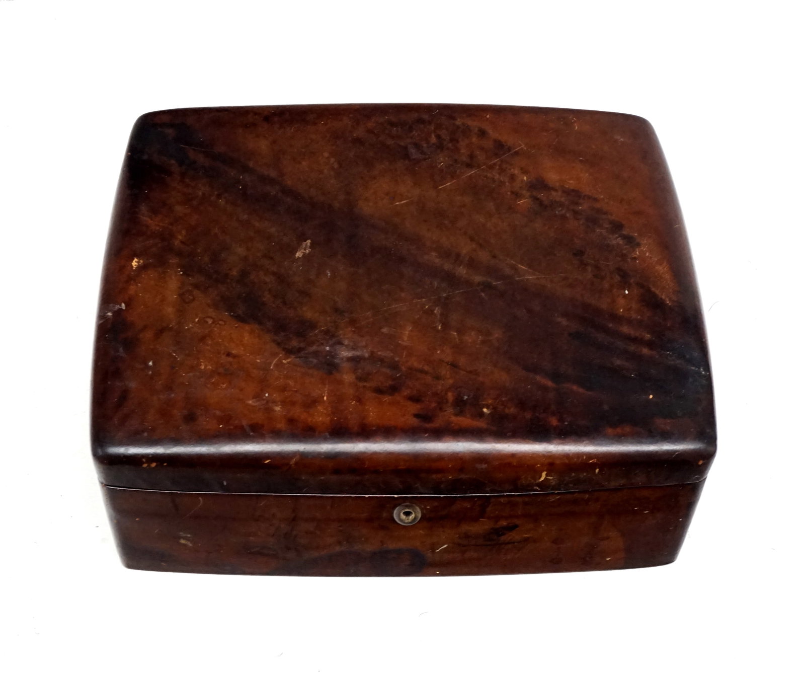Tiffany and Co - Tiffany and Co Jewels box: Tiffany and Co boite a bijoux Tiffany and Co Boite a bijoux couvert recouvert de cuir en bois exotique. Création de Elsa Perrerti's .Mesure:4 x 11 x 9 pouces Rapport de condition: le coffre a
