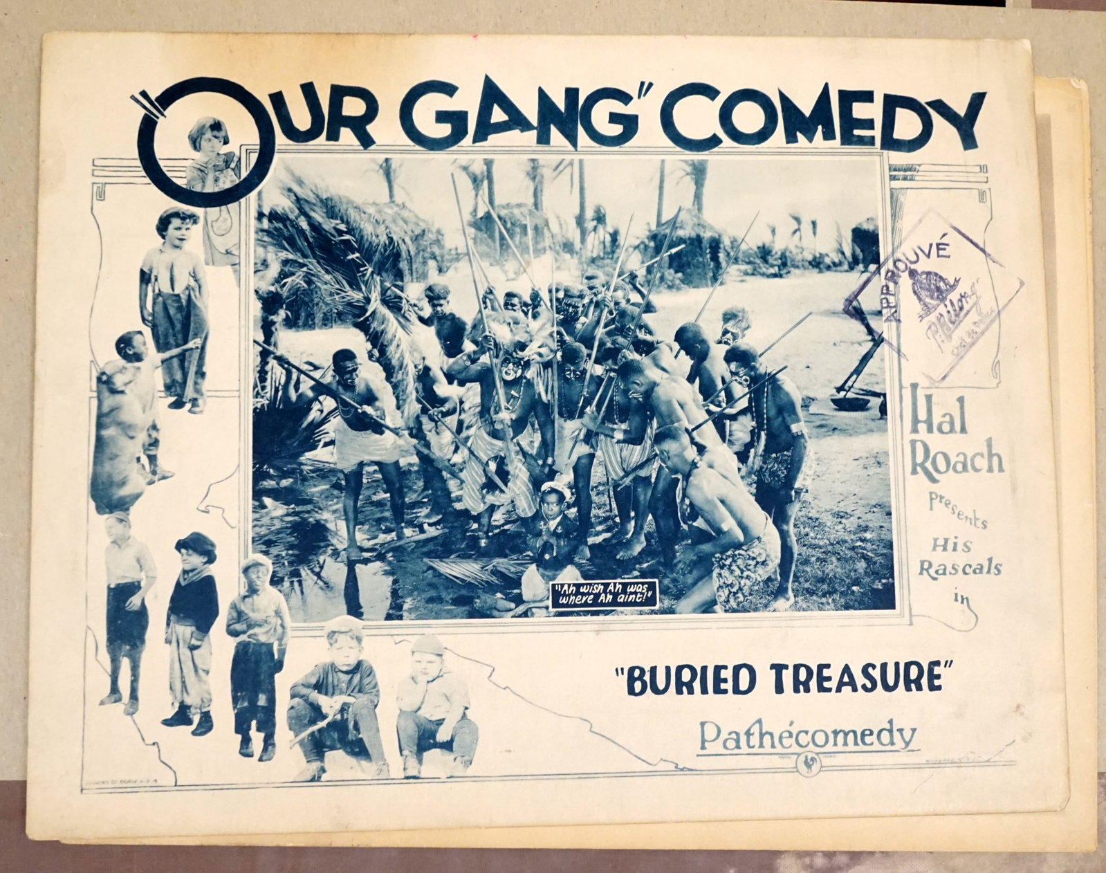 Collection of silent film memorabilia and vintage posters (14 pieces) - 7