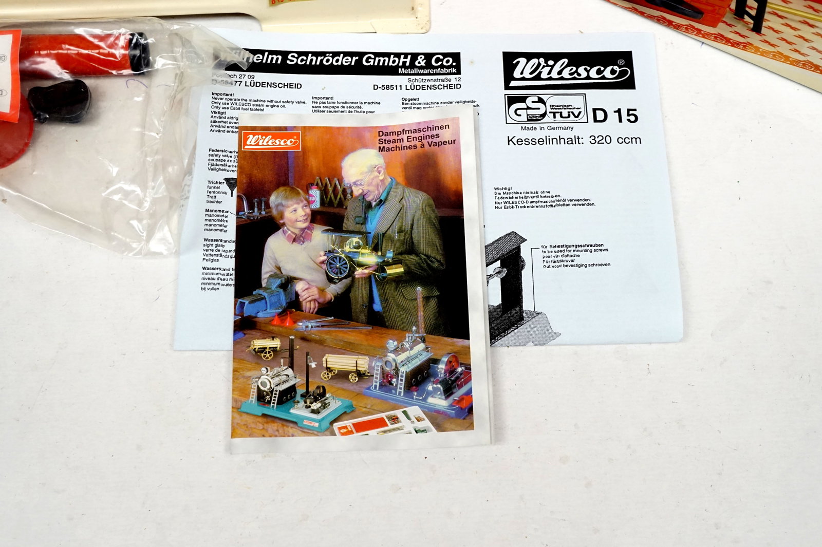 Wilesco - D-15 Steam engine collectible - 7