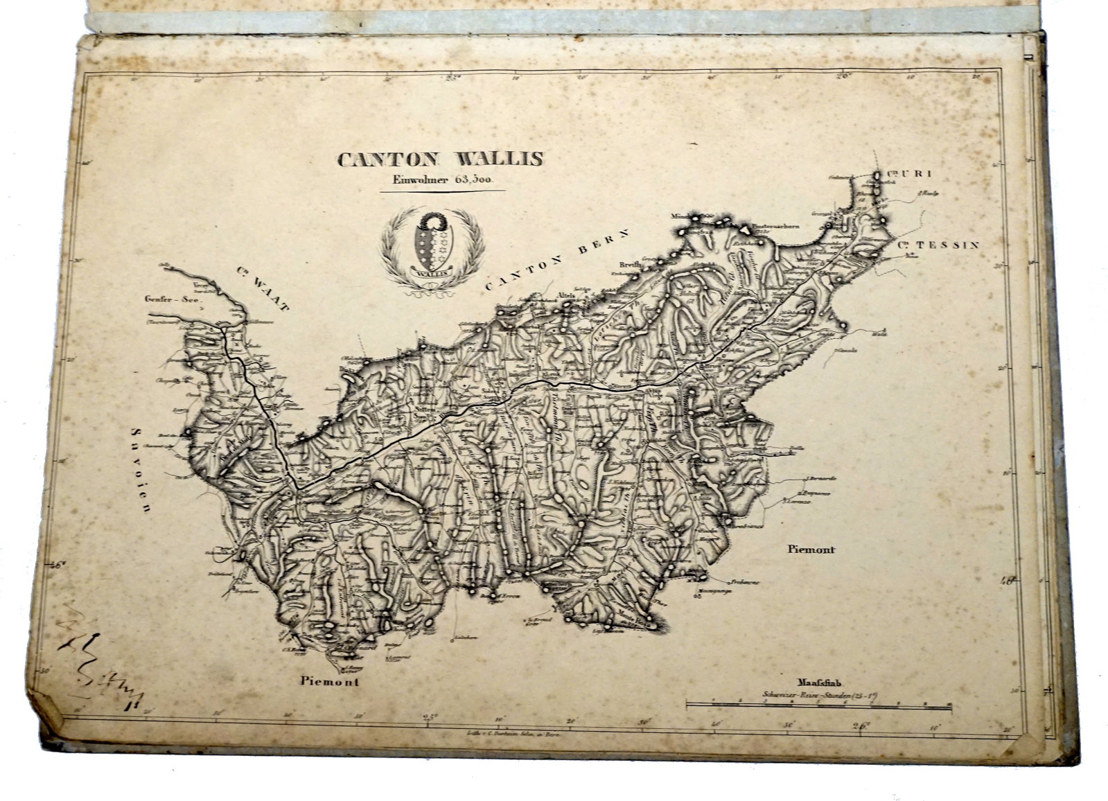 1837 Antique Atlas of Schweiz (Switzerland) - 1837 - 4