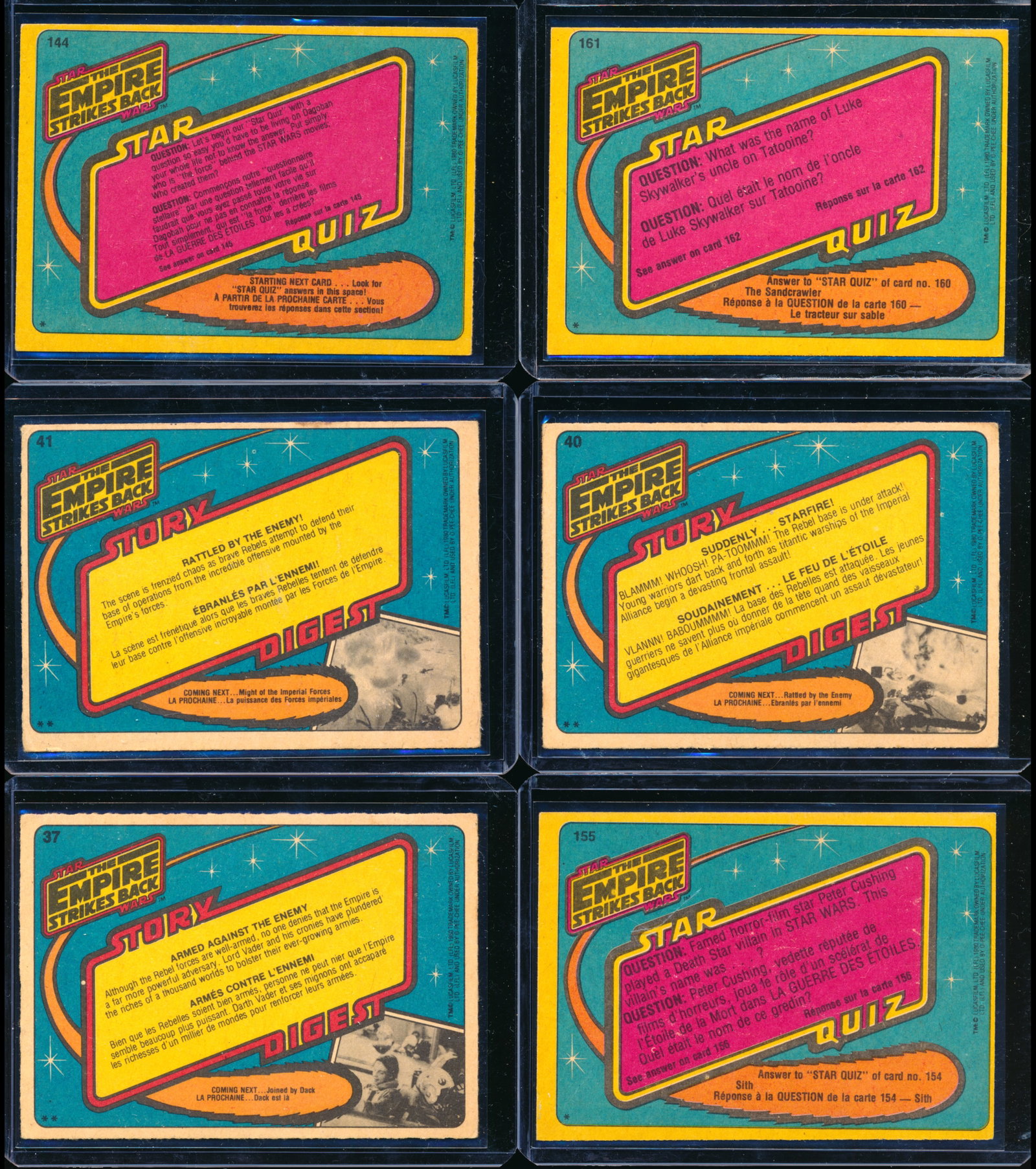 26x Star wars collectible card - 8