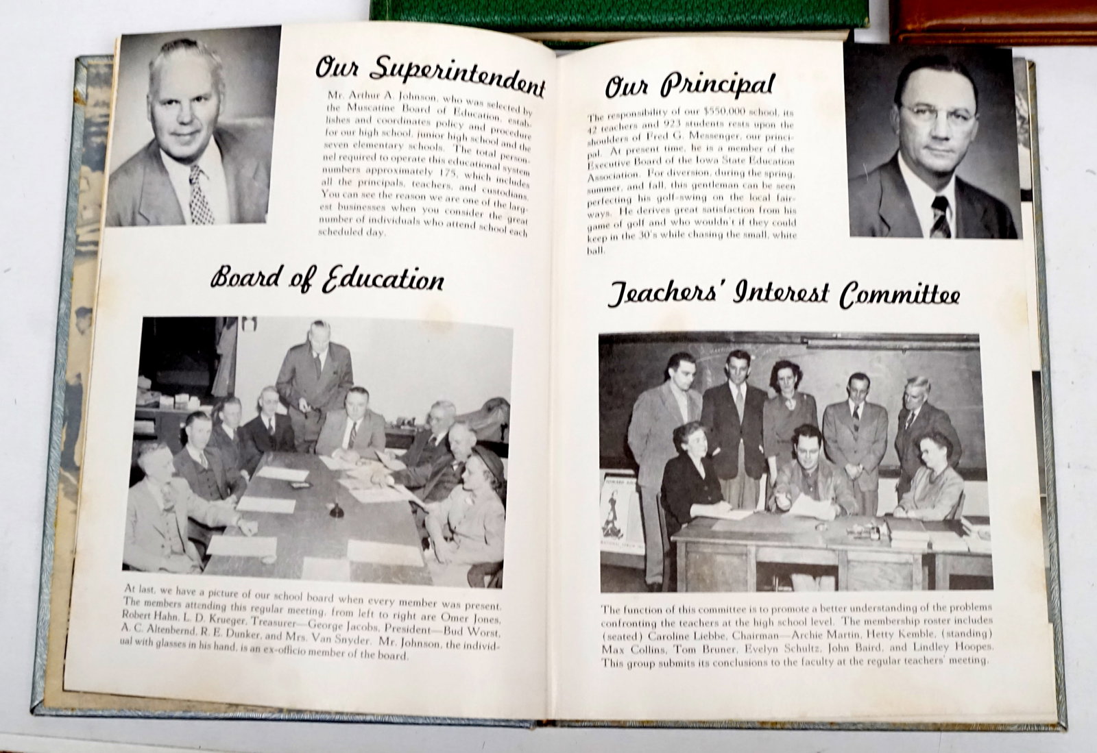 Auroran 1950-51-52-58 Muscatine High School Yearbook - Iowa - 4