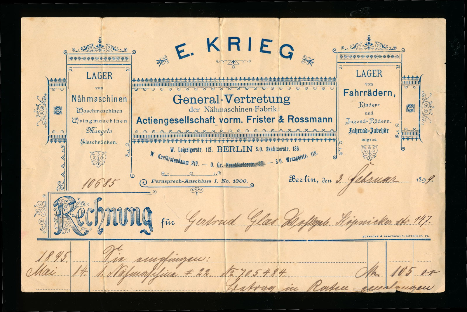 A fine collection of antique documents in German. - 2