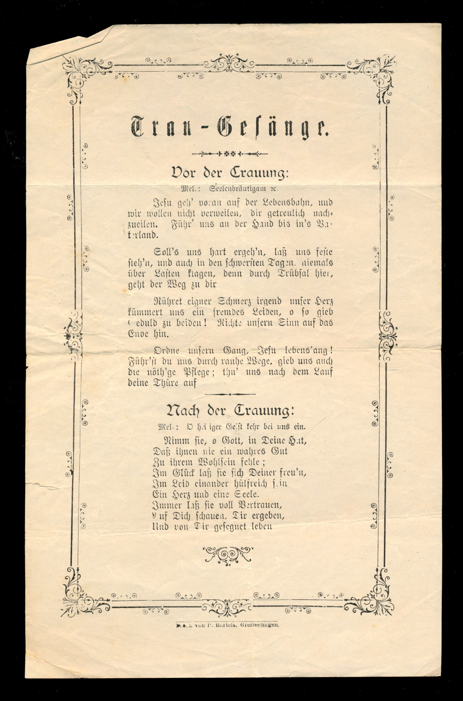 A fine collection of antique documents in German. - 6