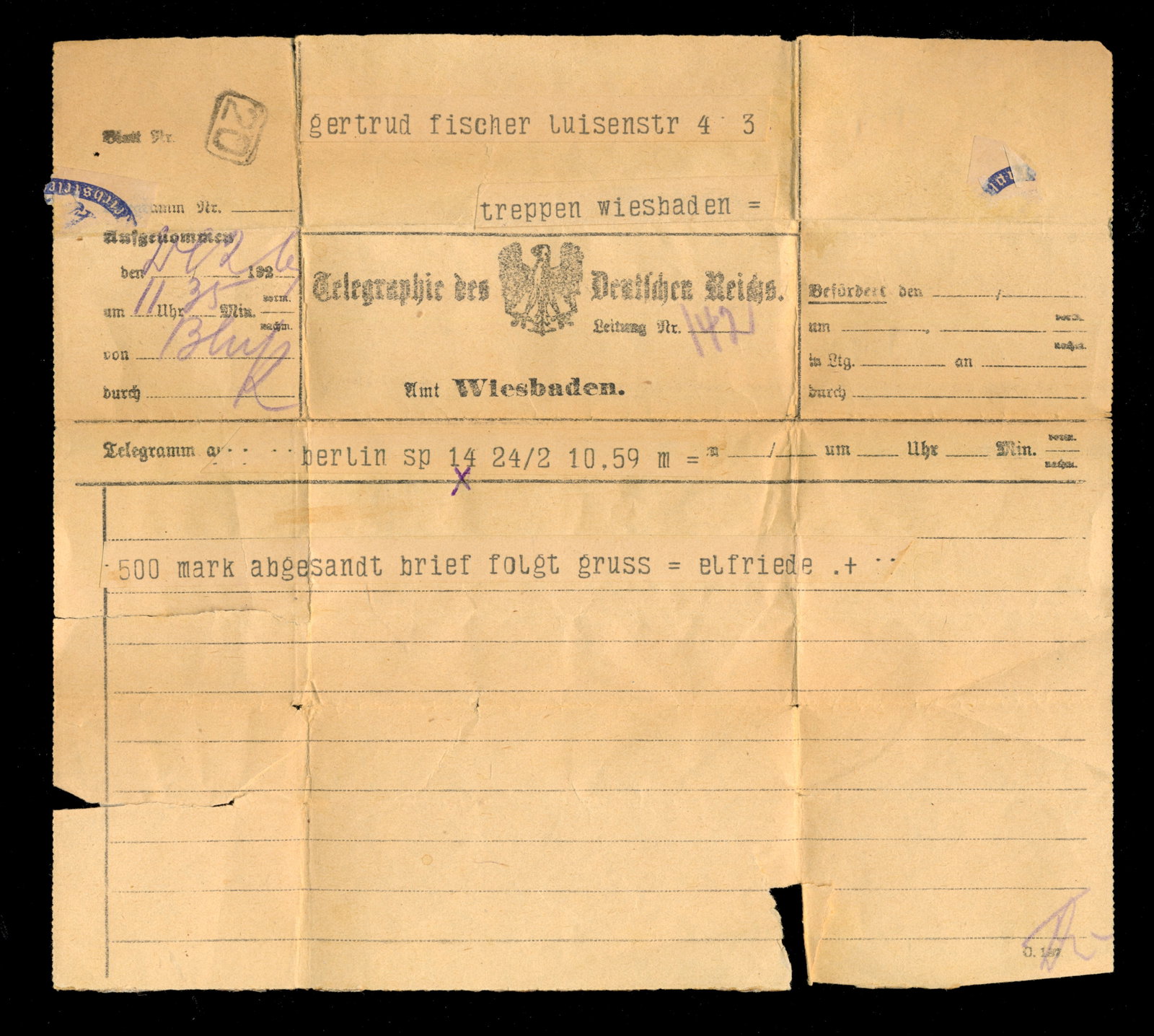 A fine collection of antique documents in German. - 9