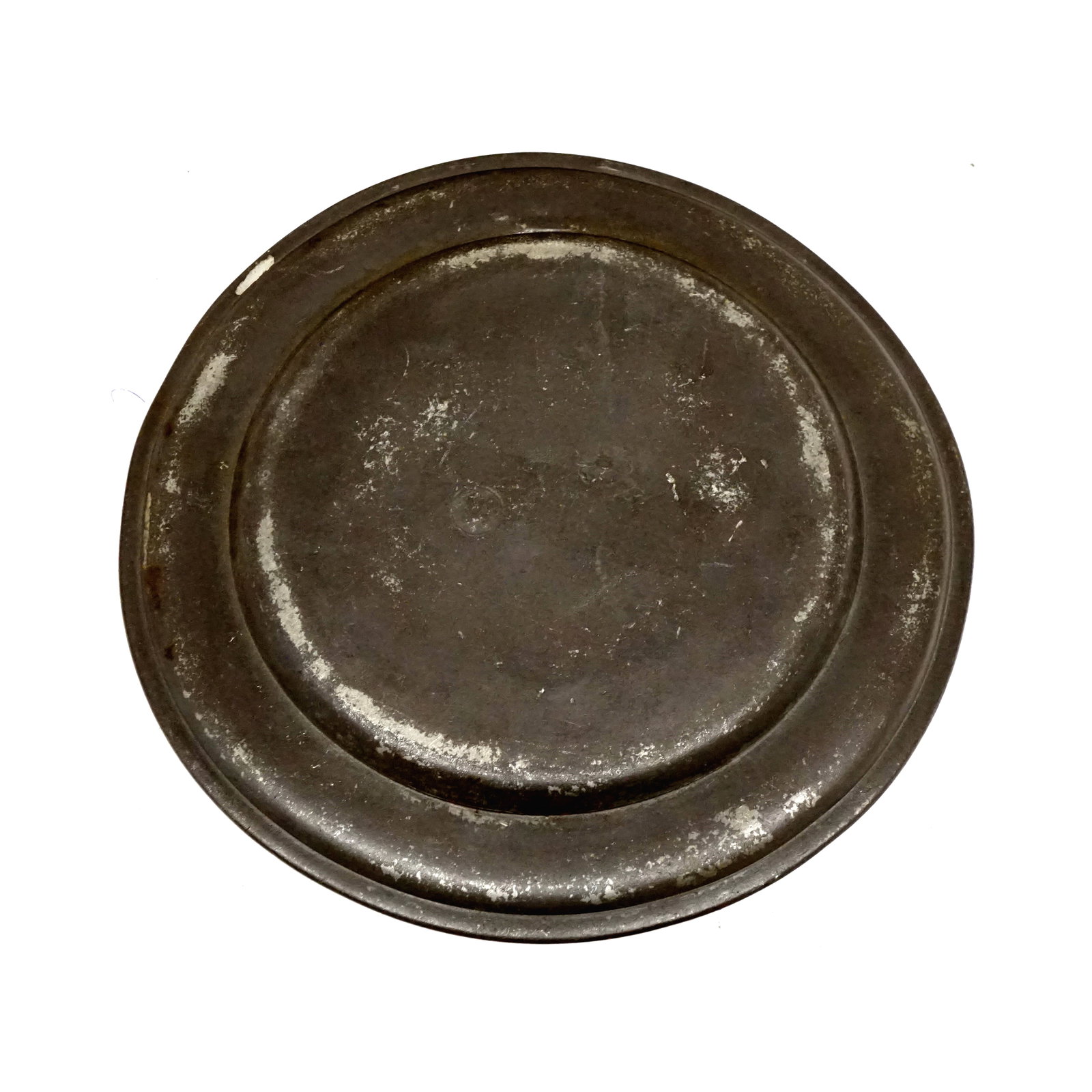 Antique pewter plate - 2