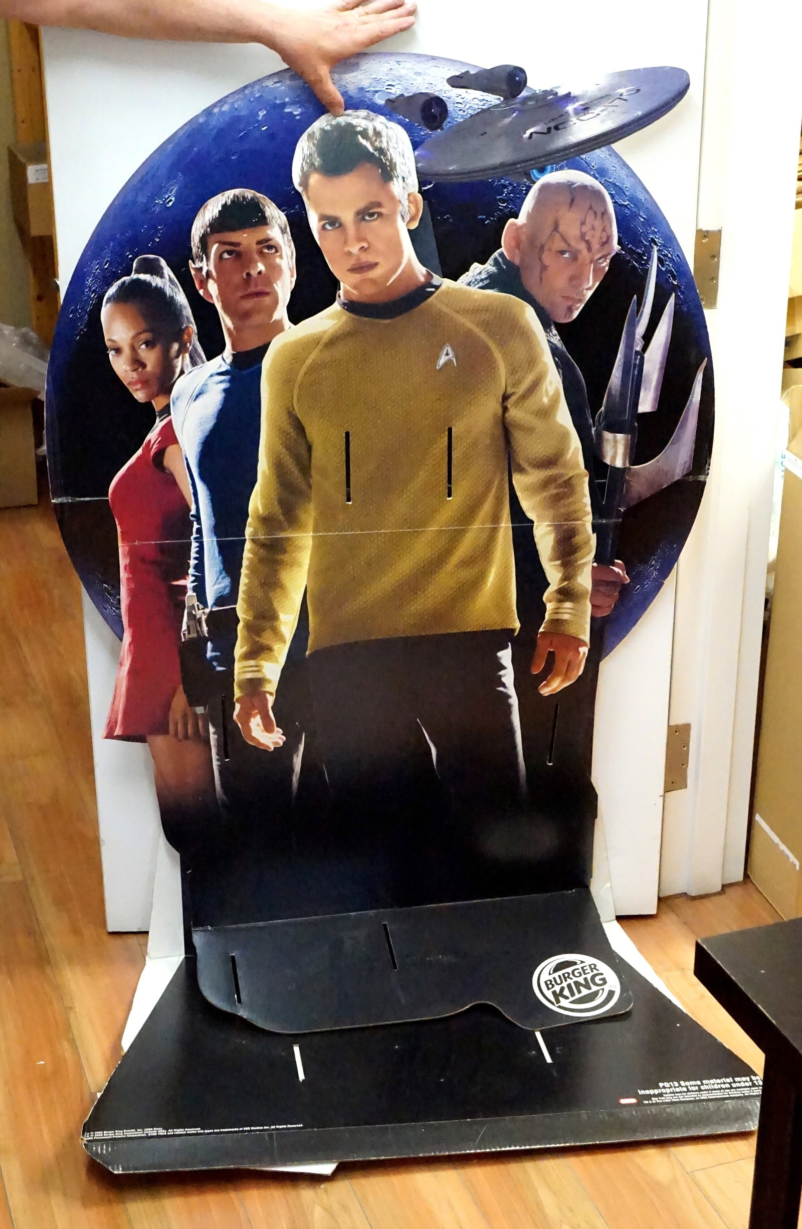 Star-Trek - Promotional display: Star-Trek Panneau promotionel Mesure 72 x 34 pouces Rapport de condition: bonne condition ------------- Star-Trek Promotional display measure 72 x 34 inches Condition Report: Good con