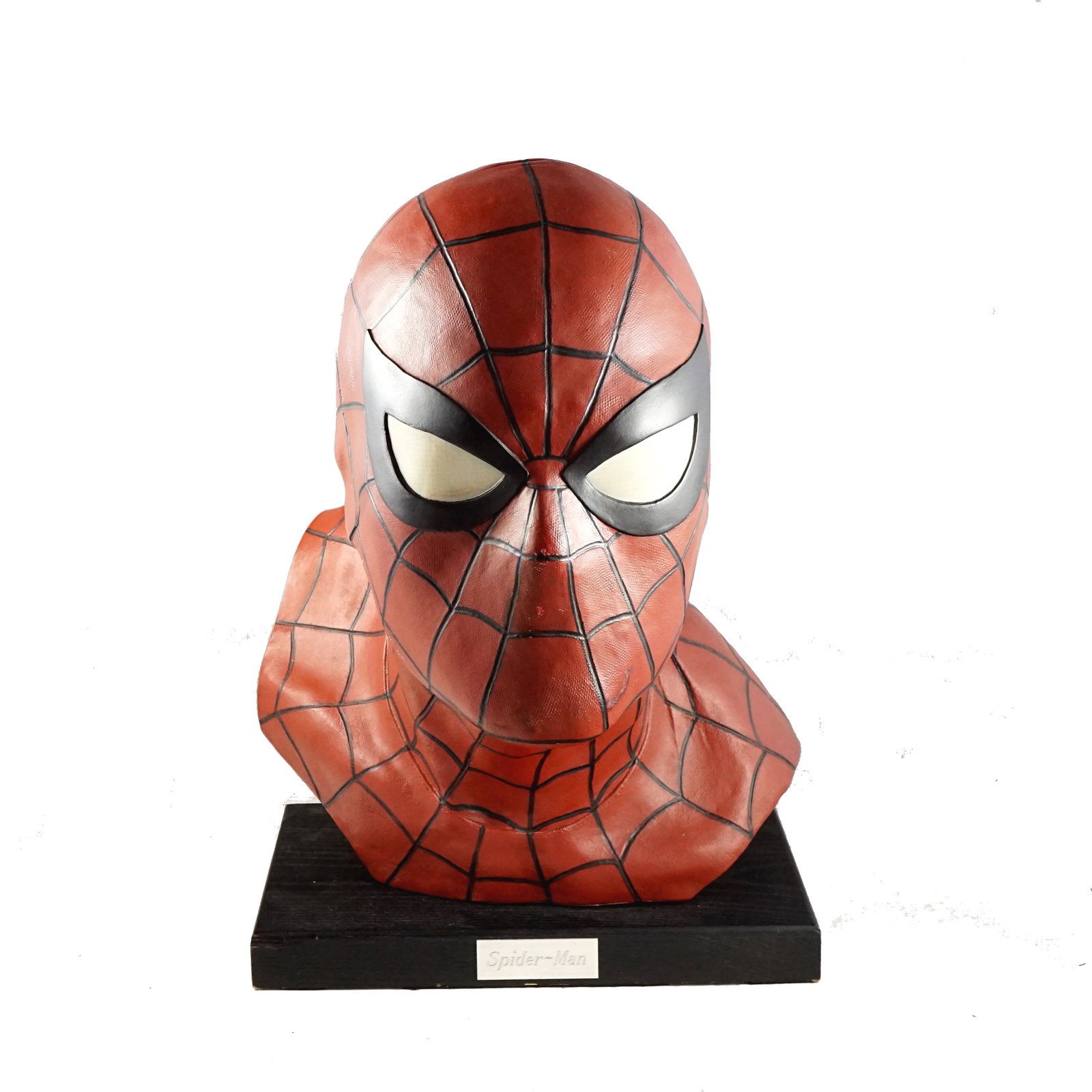 Spider-Man resin bust: Buste en résine de Spider-man Echelle 1:1 (grandeur réelle), dessiné par Alex Ross et sculpté par Mike Hill Dimension: approximativement 13 pouces de haut par 11 pouces de large